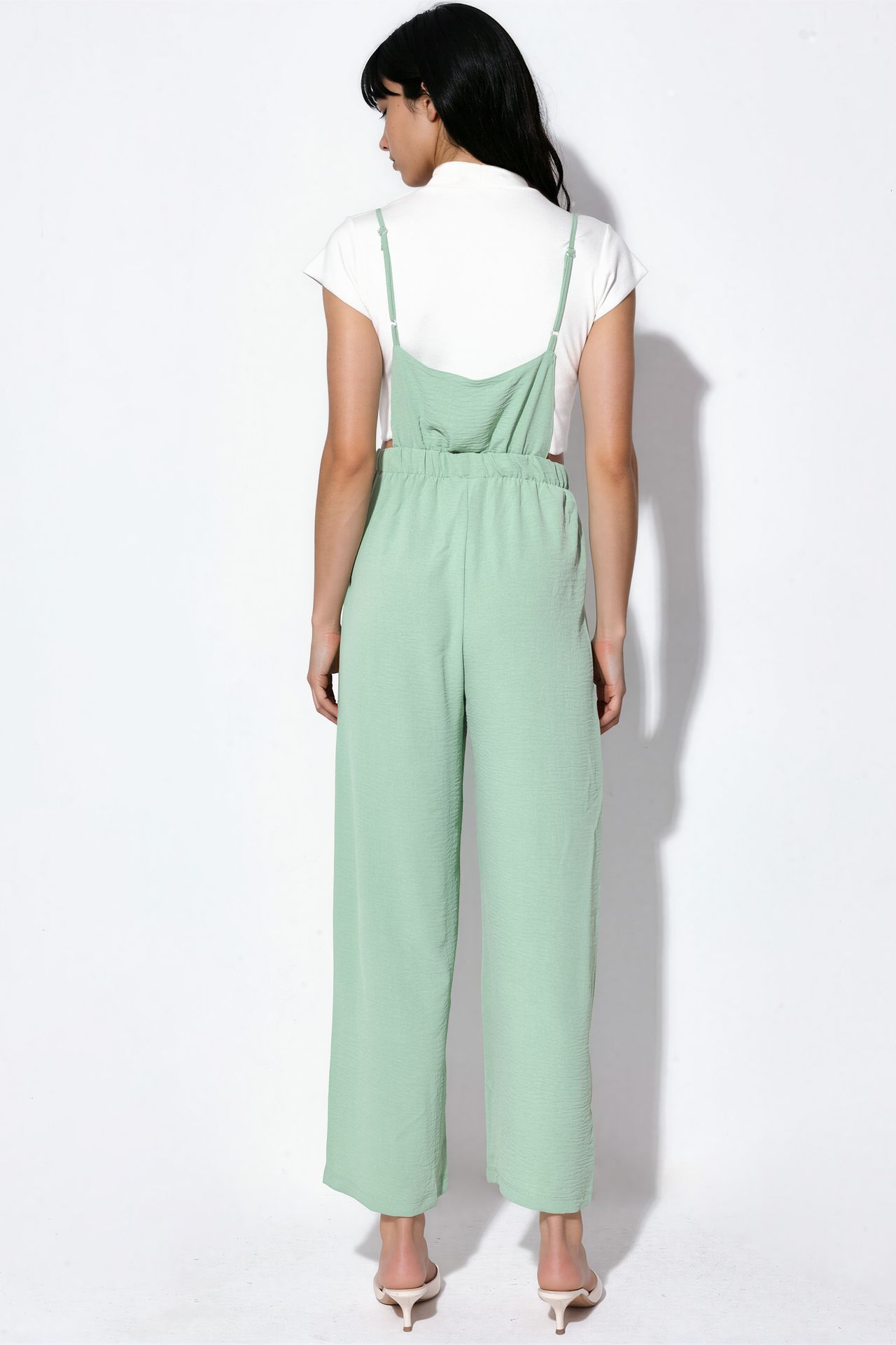 BDART Relaxed Fit Long Denim Overalls with Pocket 3