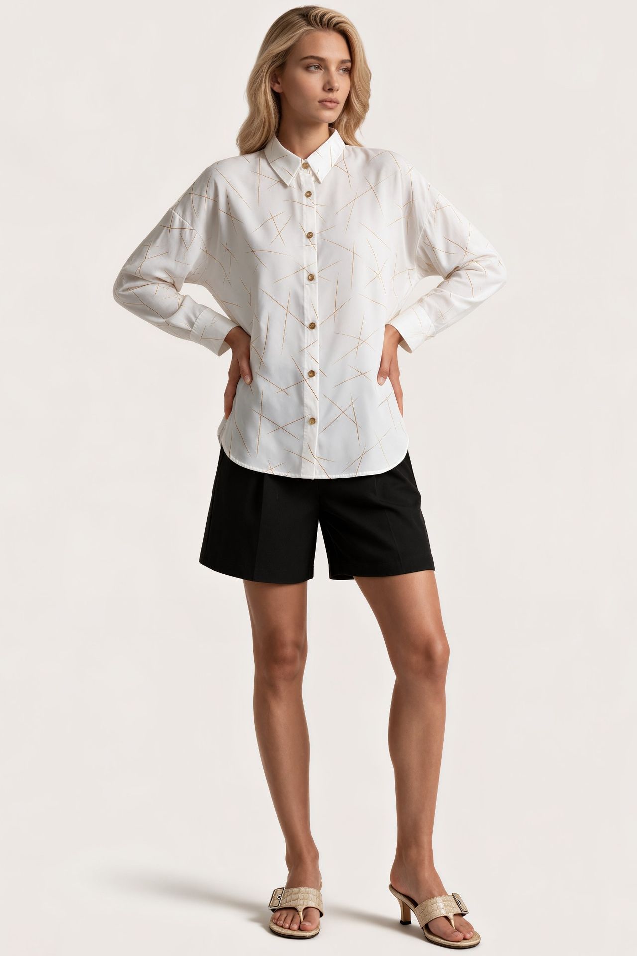 MSN Women's Shirt Collar T-Shirt 4