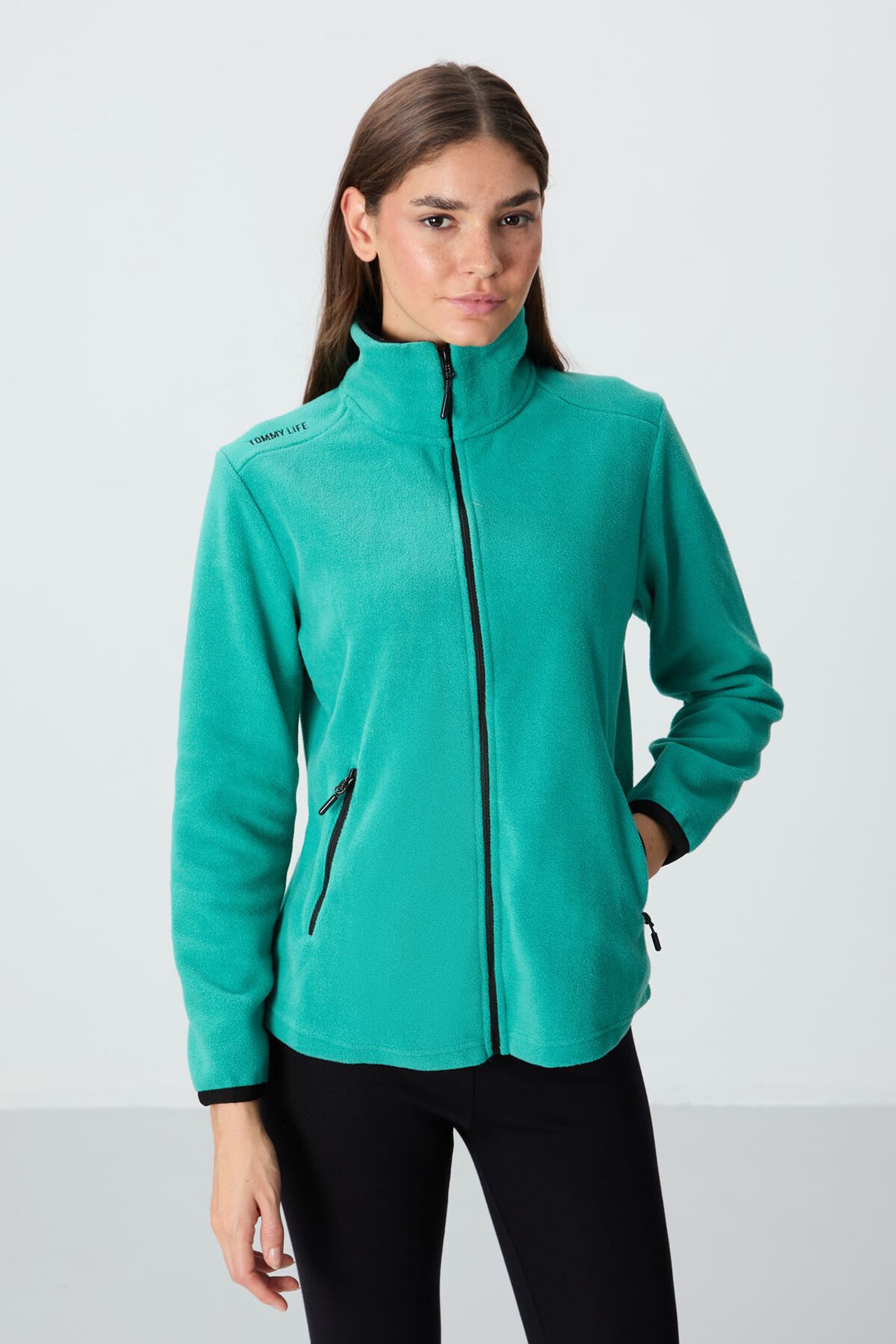 TOMMY Women's Plush Zip-Front Sweatshirt 2