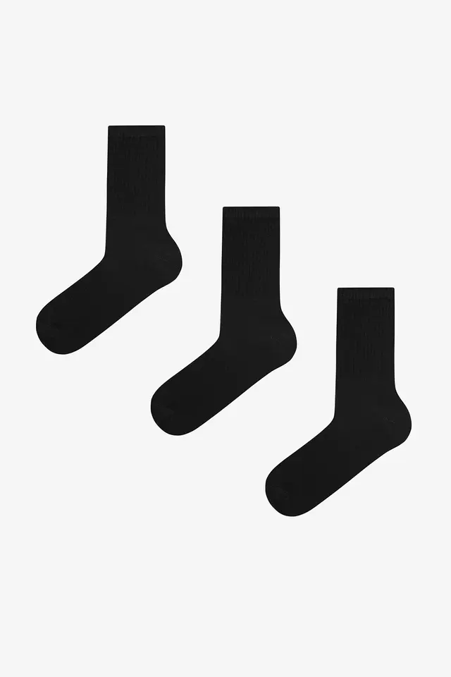PENTI Men's Tennis Cotton Pair Crew Socks