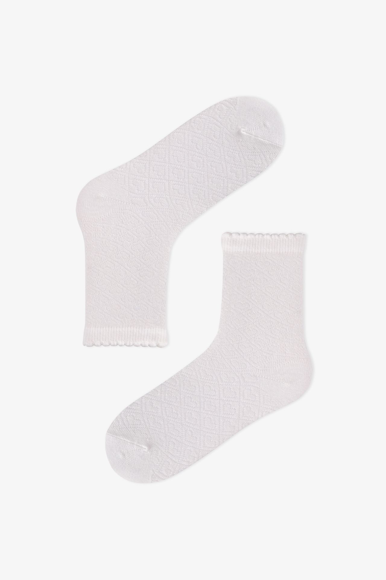 PENTI Girls' Essential Colors Cotton 2-Pack Crew Socks 2