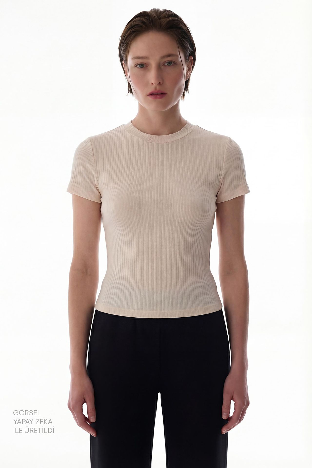 PENTI Half Turtleneck Modal Top