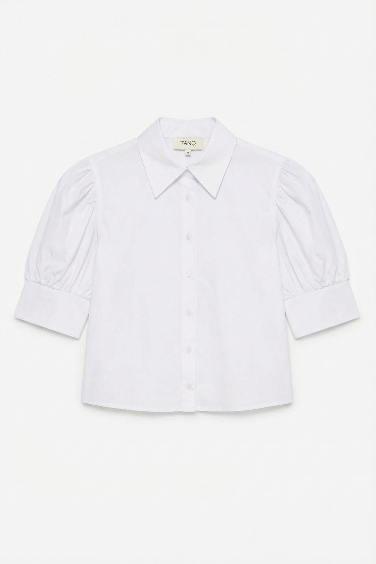 MY FASHION Buttoned Poplin Shirt with Shirt Collar 6