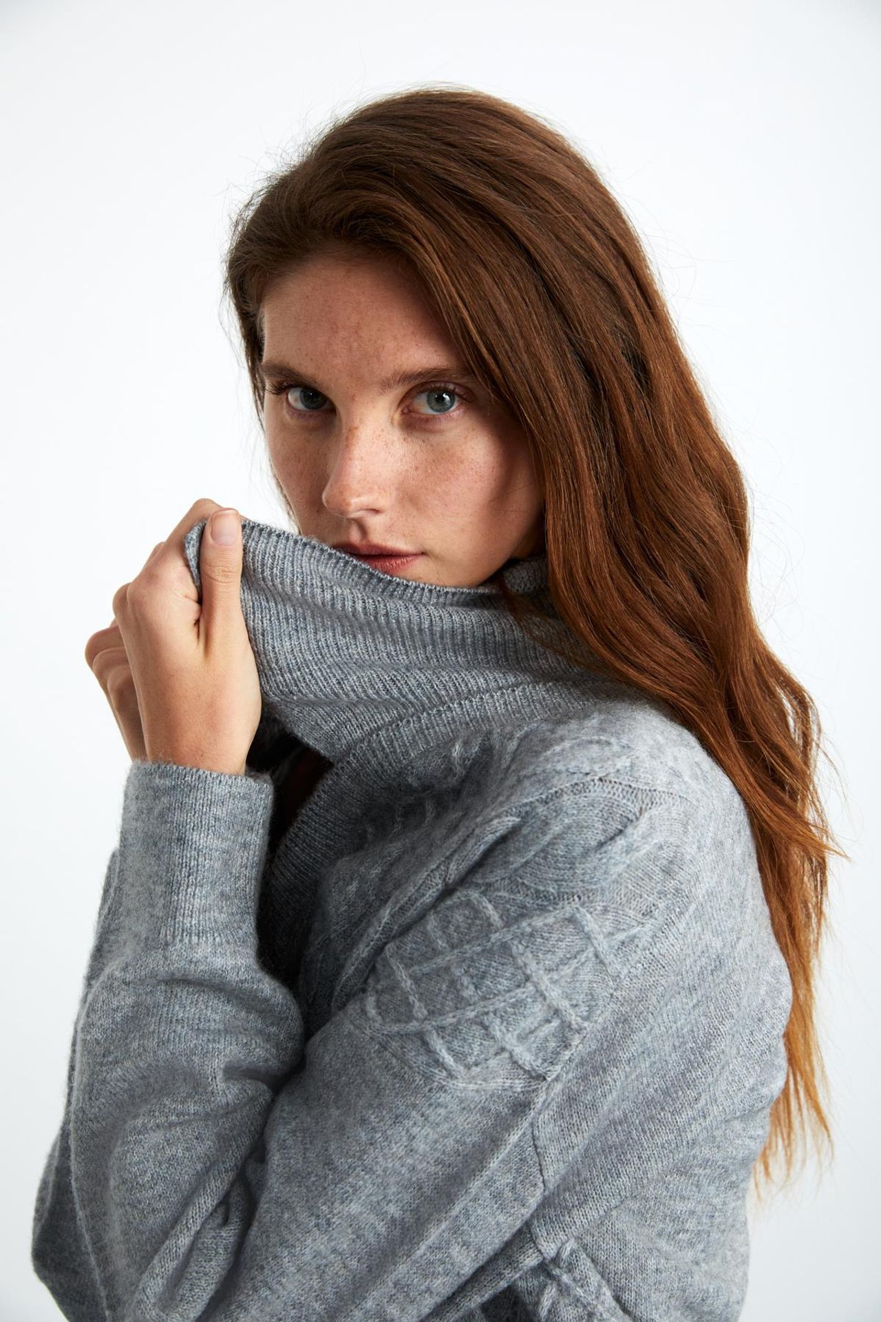 GRIMELANGE Argyle Polo Collar Jumper 5