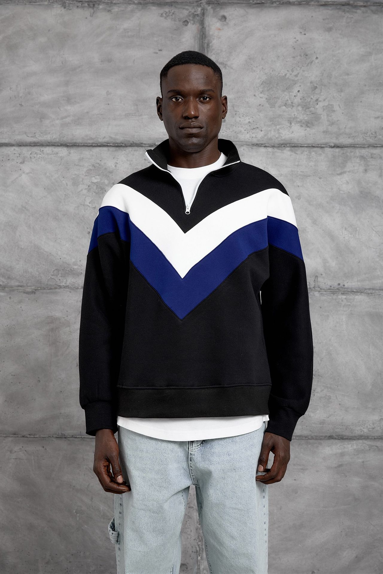 NOMARC Rahat Bisiklet Yaka Sweatshirt 1