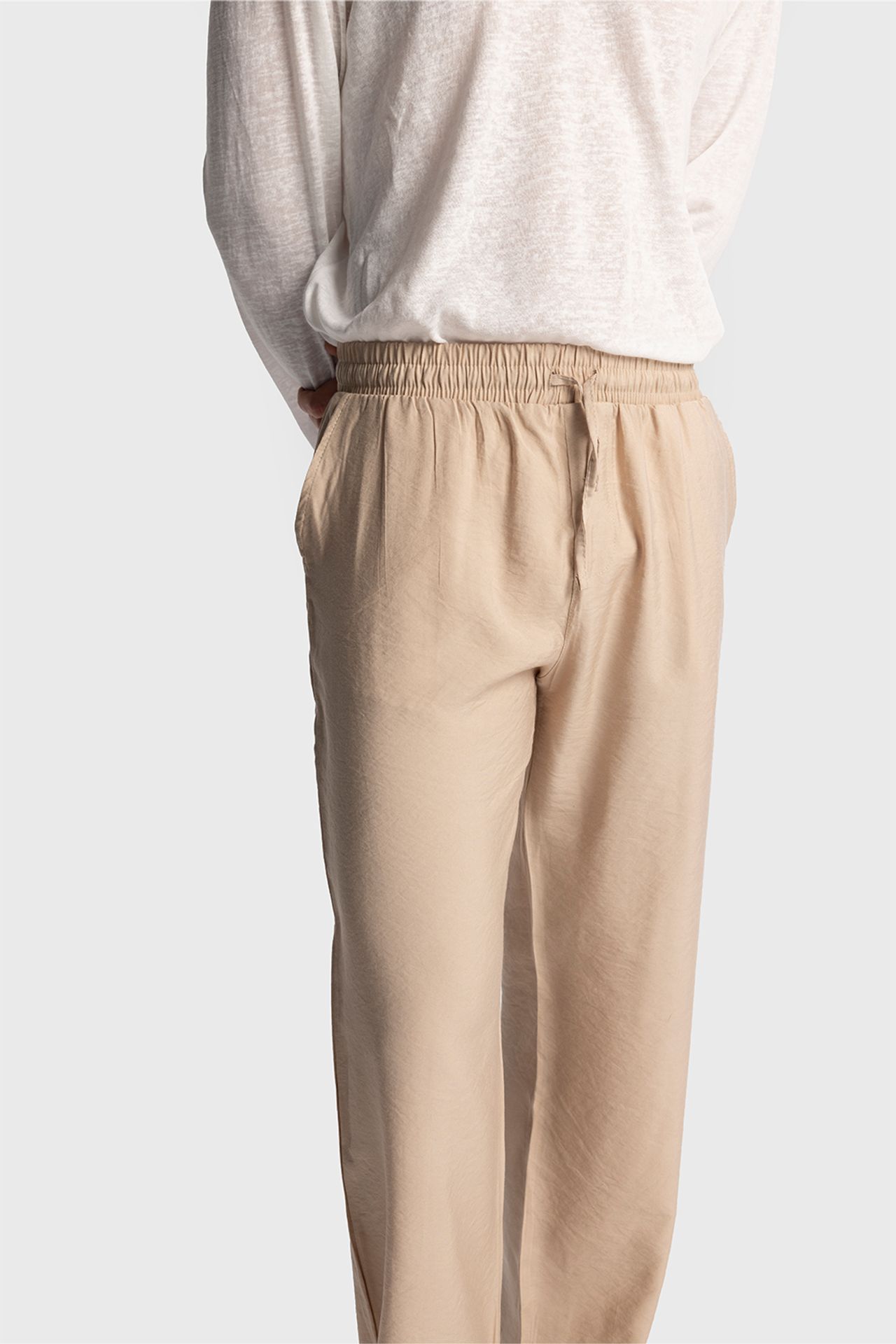 GIESTO Relaxed Fit Tencel Pants 2