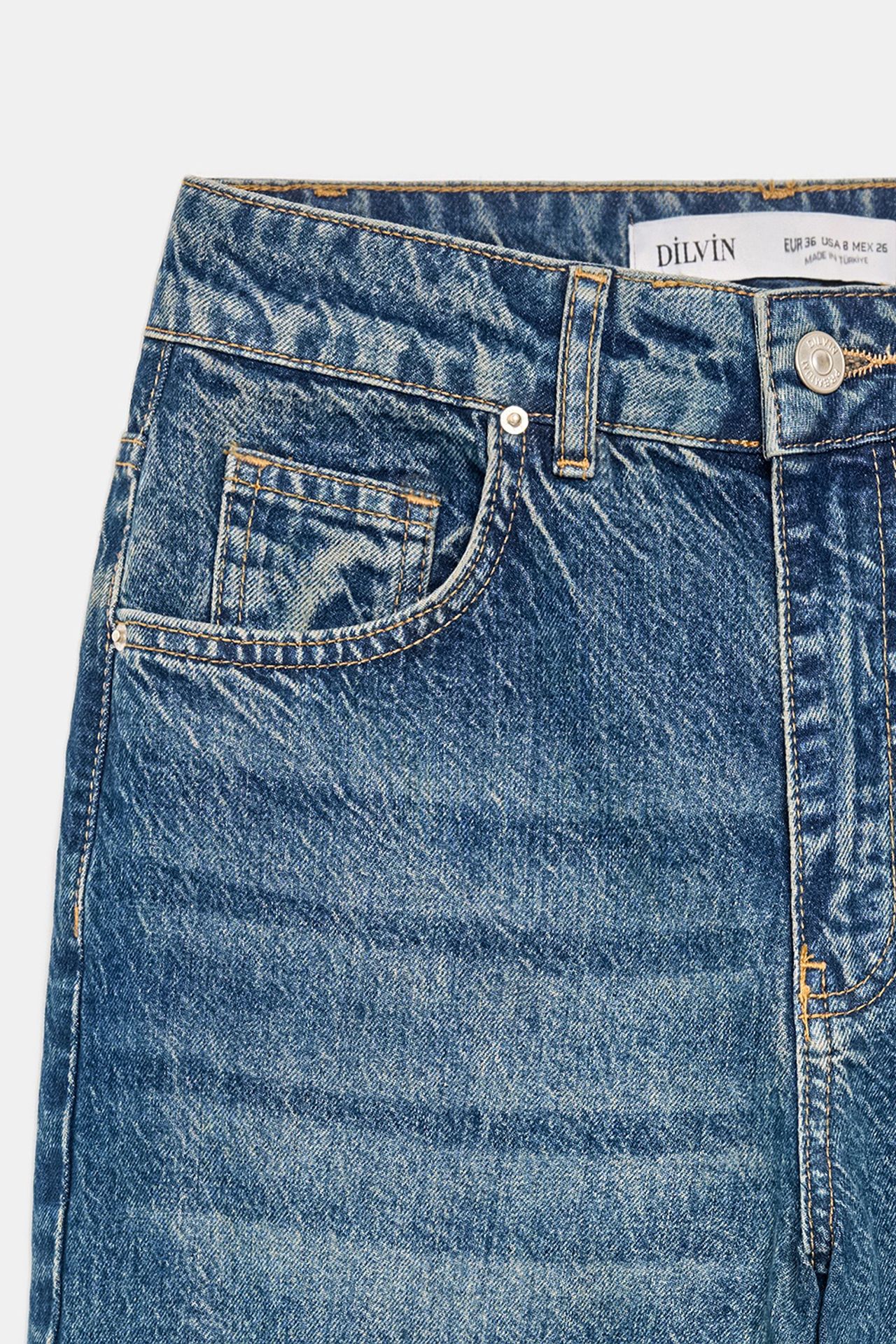 DILVIN Women's Cotton Jeans 7