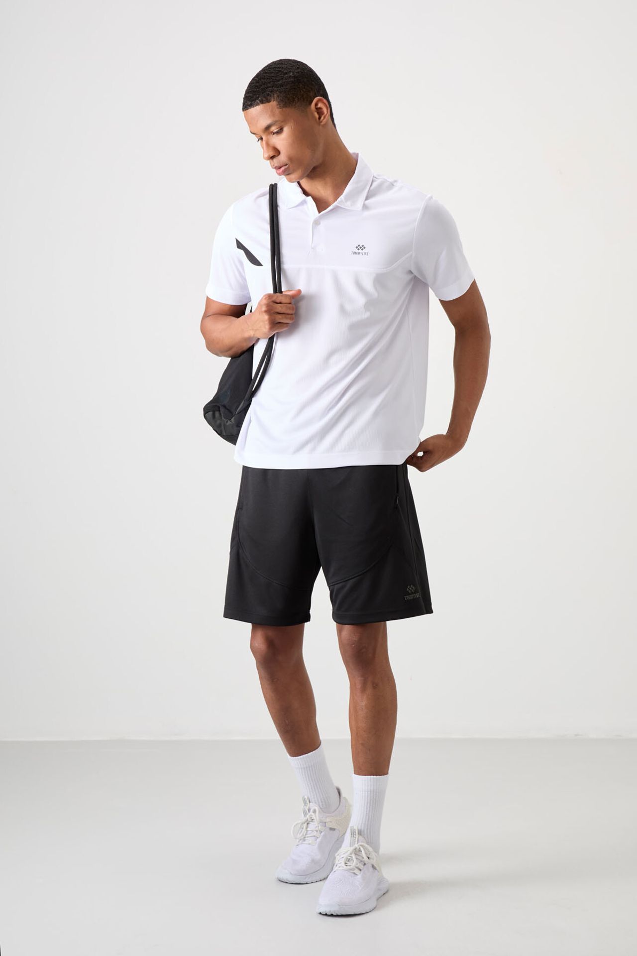 TOMMY Men's Polo Collar Short Sleeve T-Shirt 1