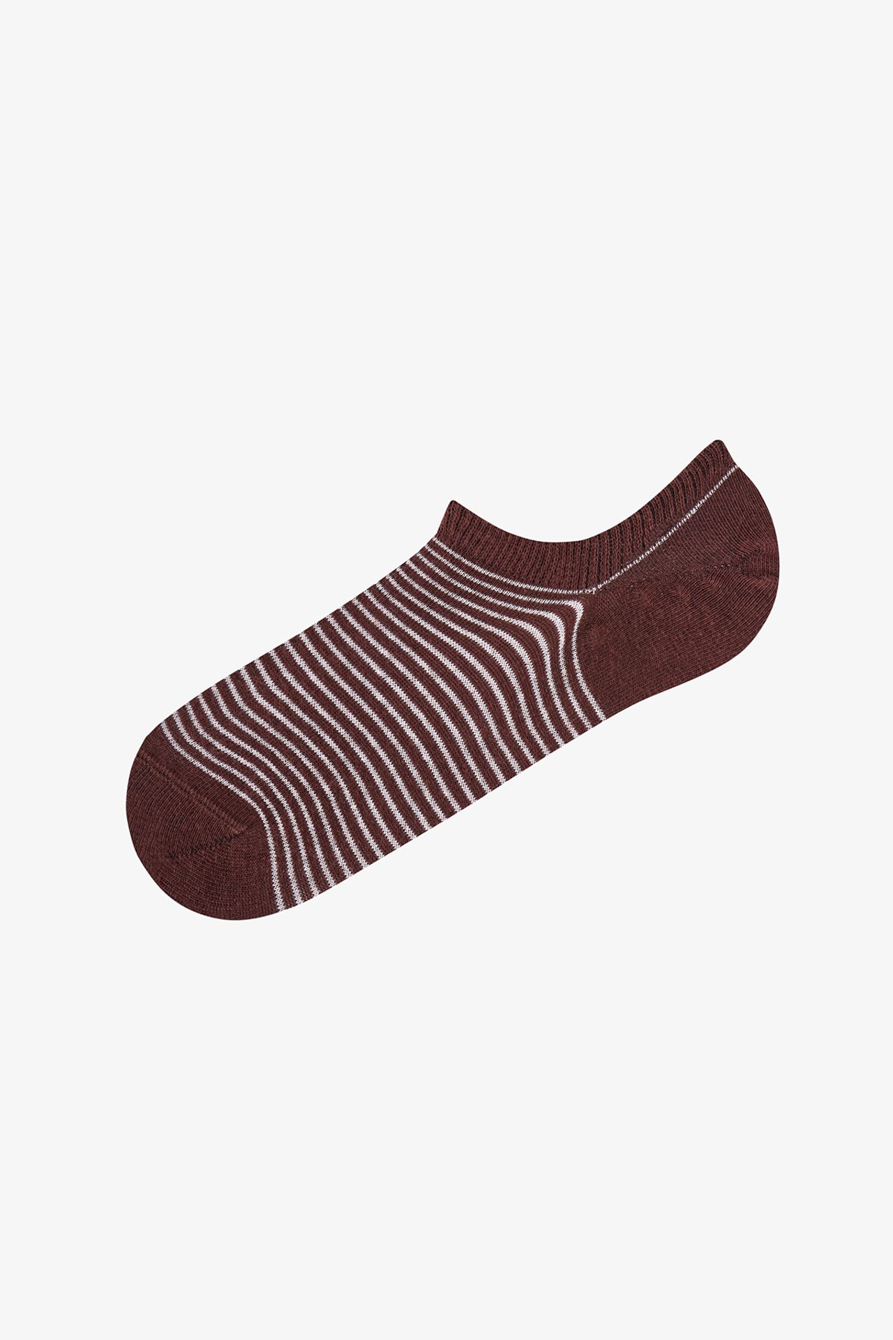 PENTI Men's Below Surface Striped Pair Sneaker Socks 3