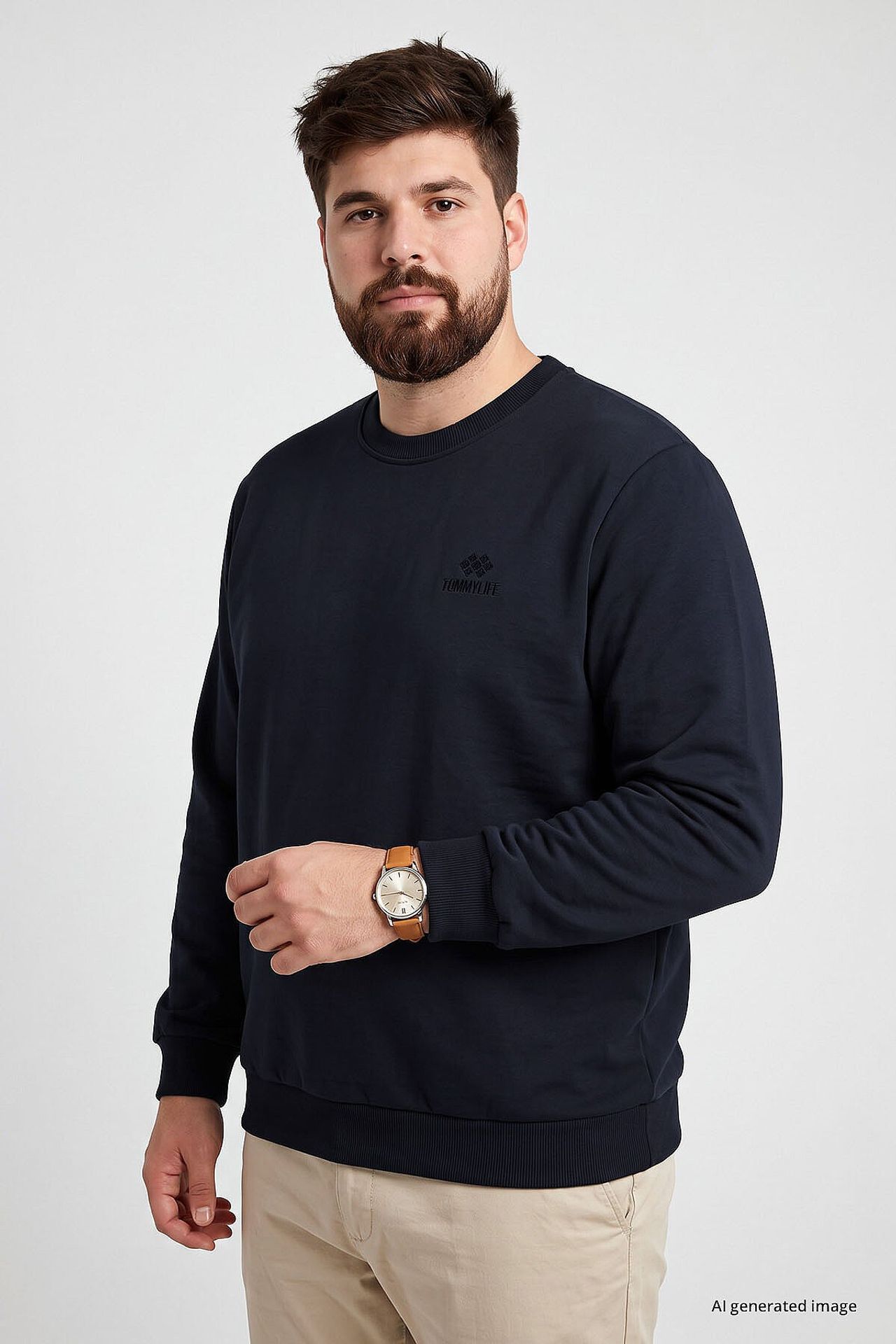 TOMMY Crew Neck Long Sleeve Sweatshirt 5