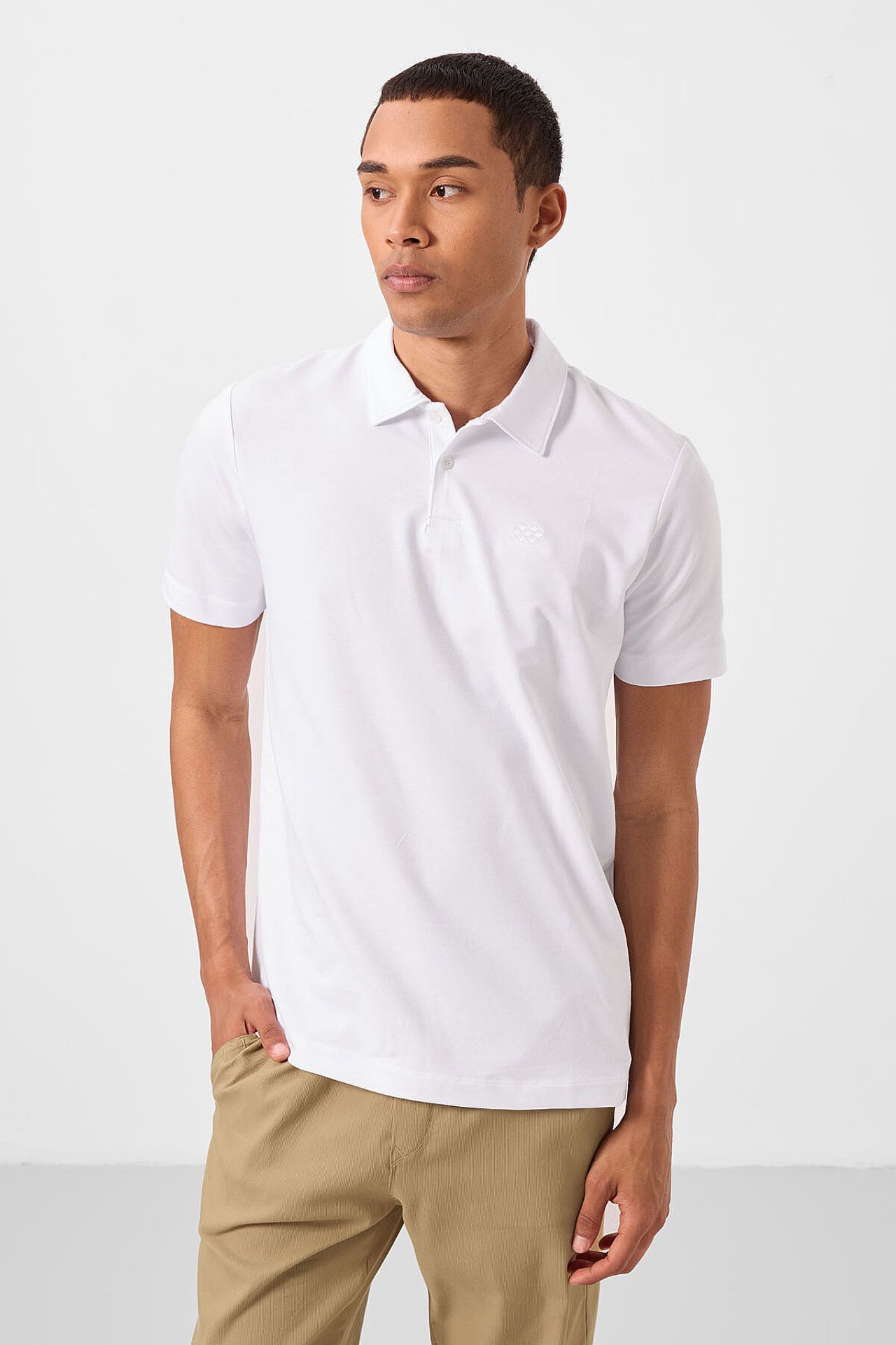 TOMMY Men's Cotton-Blend Polo T-Shirt 2