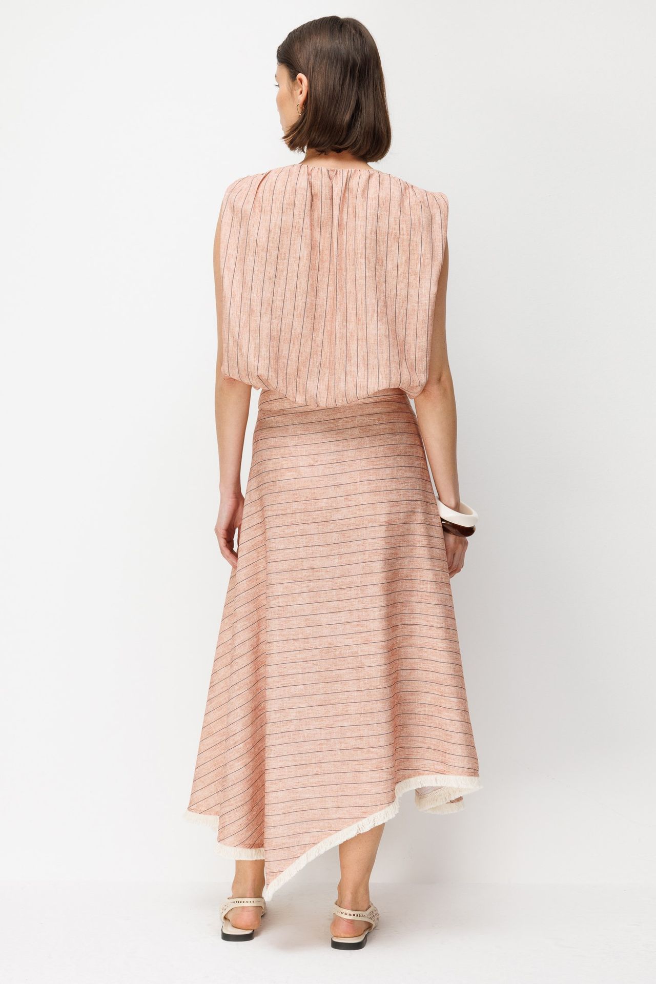 MIXRAY Linen Cotton Two-Piece Coord 8