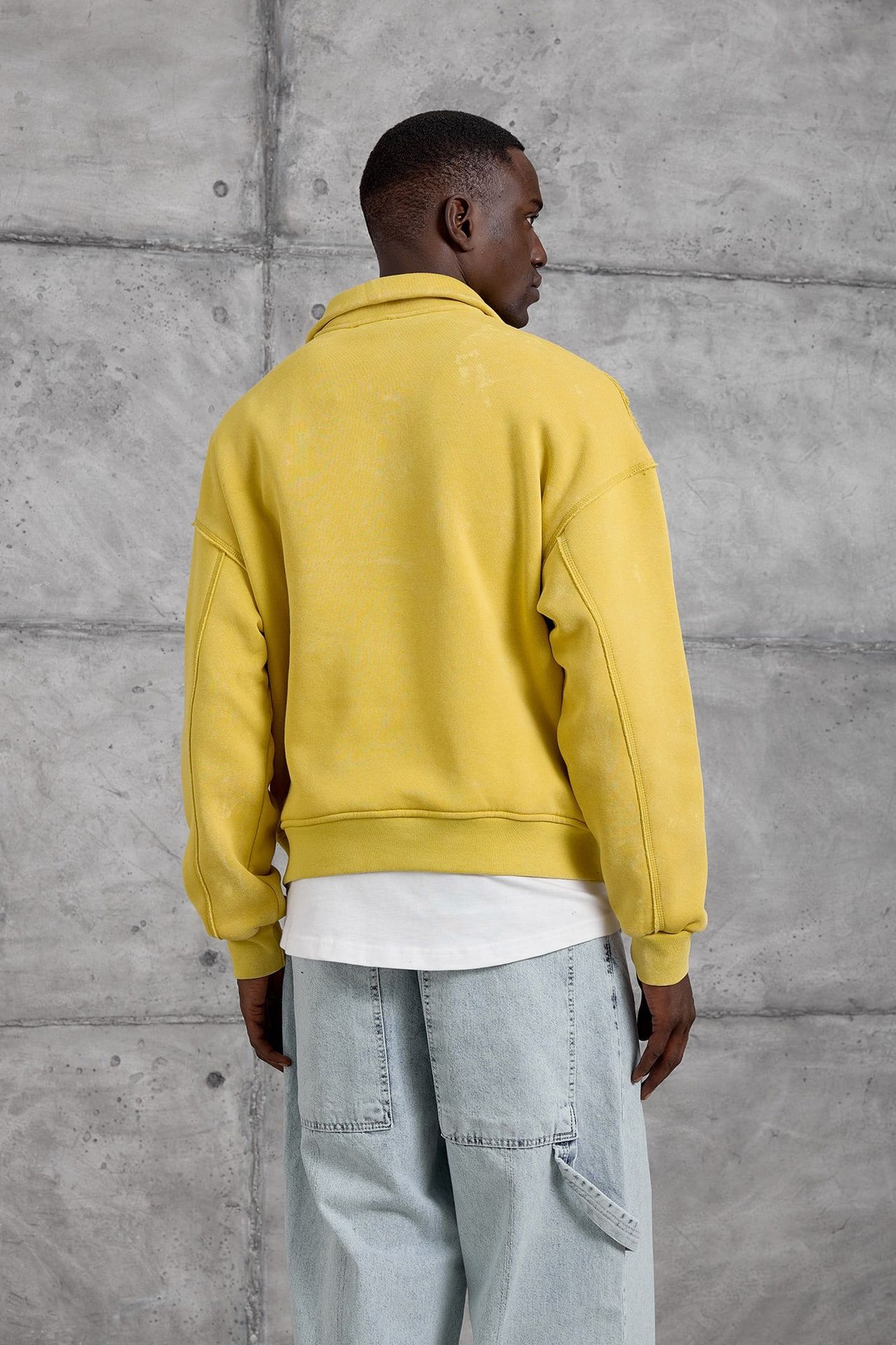 NOMARC Bol Kesim Yarım Fermuarlı Uzun Kollu Sweatshirt 5