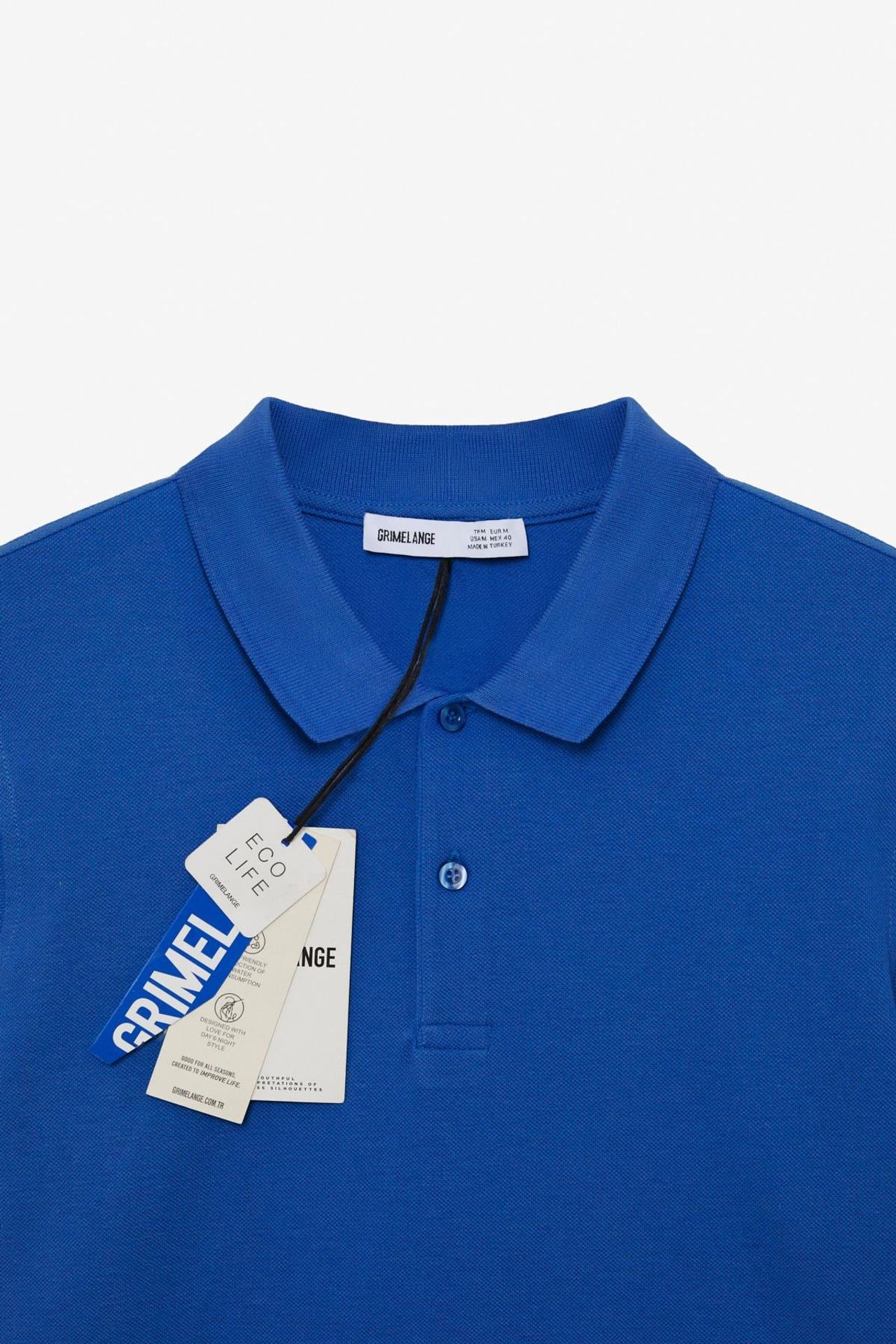 GRIMELANGE Polo Yaka Düğmeli Tişört 2