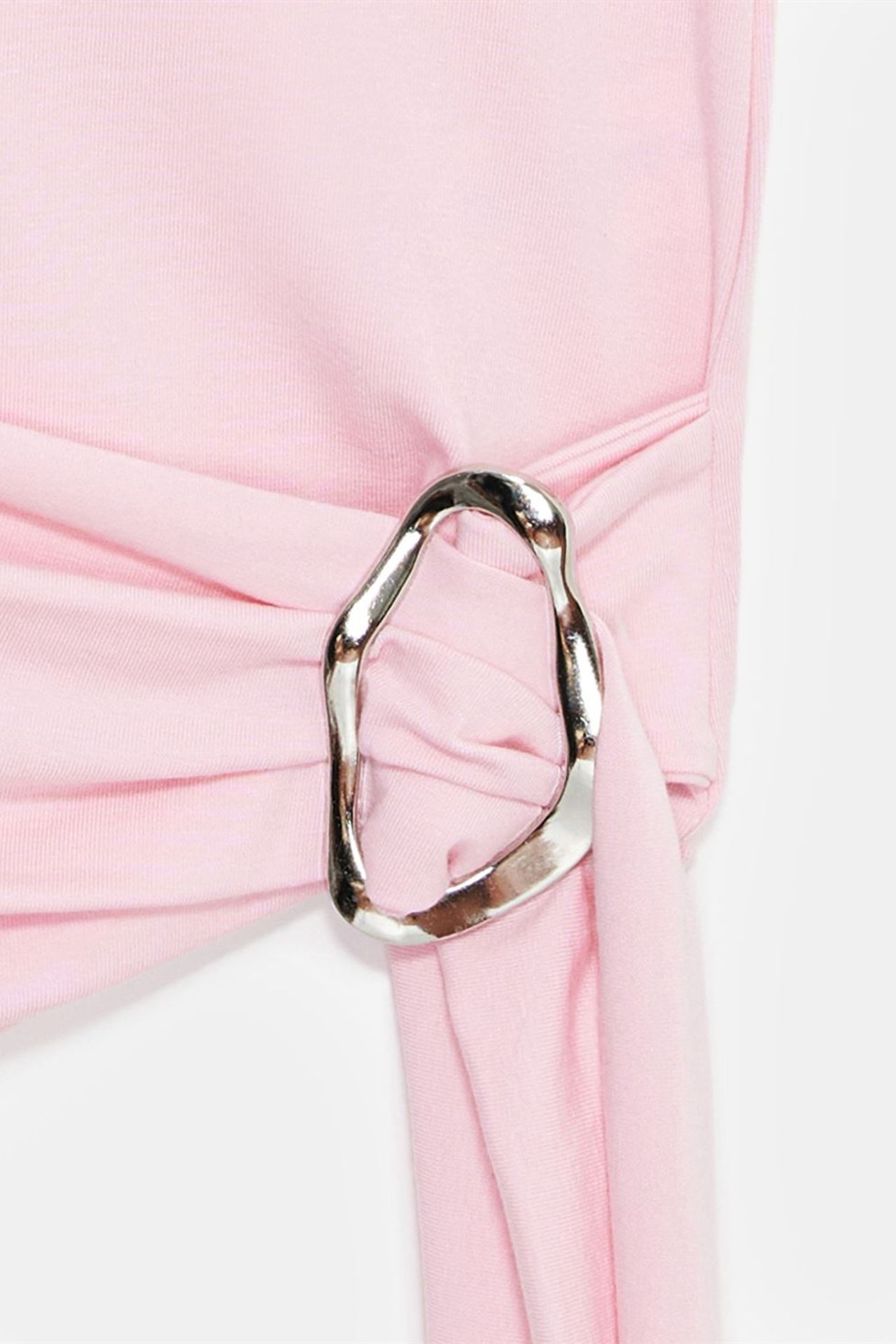 DILVIN Asymmetrical Tie Detail Blouse 7