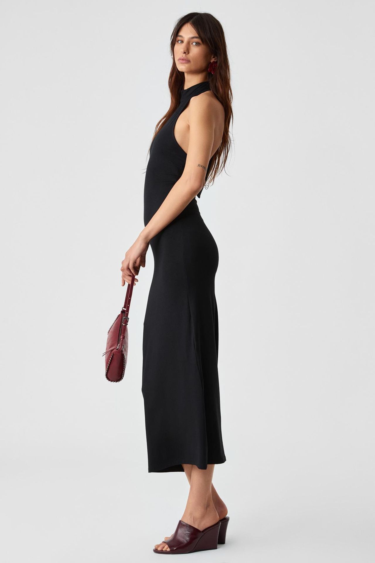 GRIMELANGE Halter Neck Maxi Dress 4