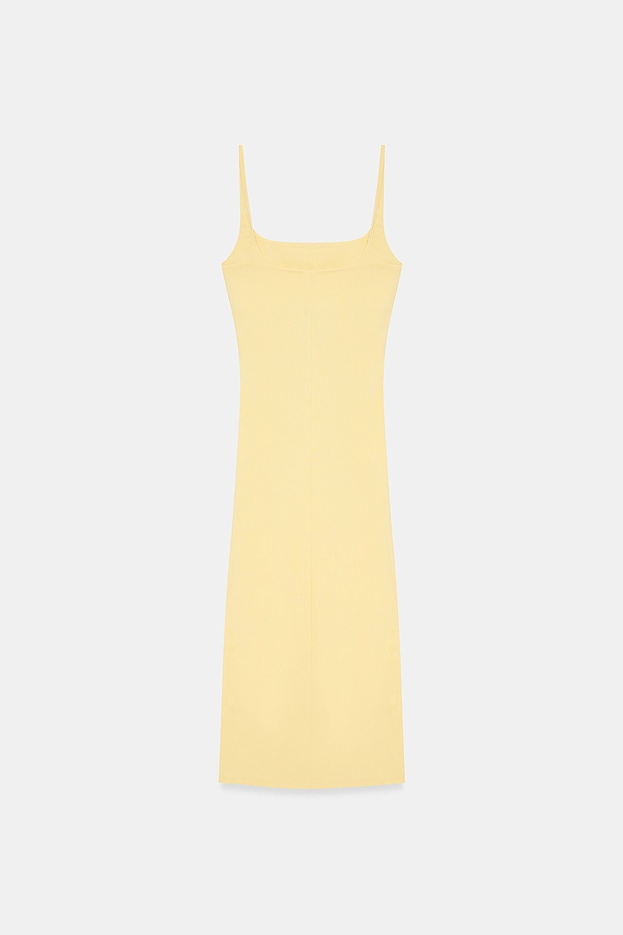 DILVIN Kadın Kolsuz Bodycon Midi Elbise 5