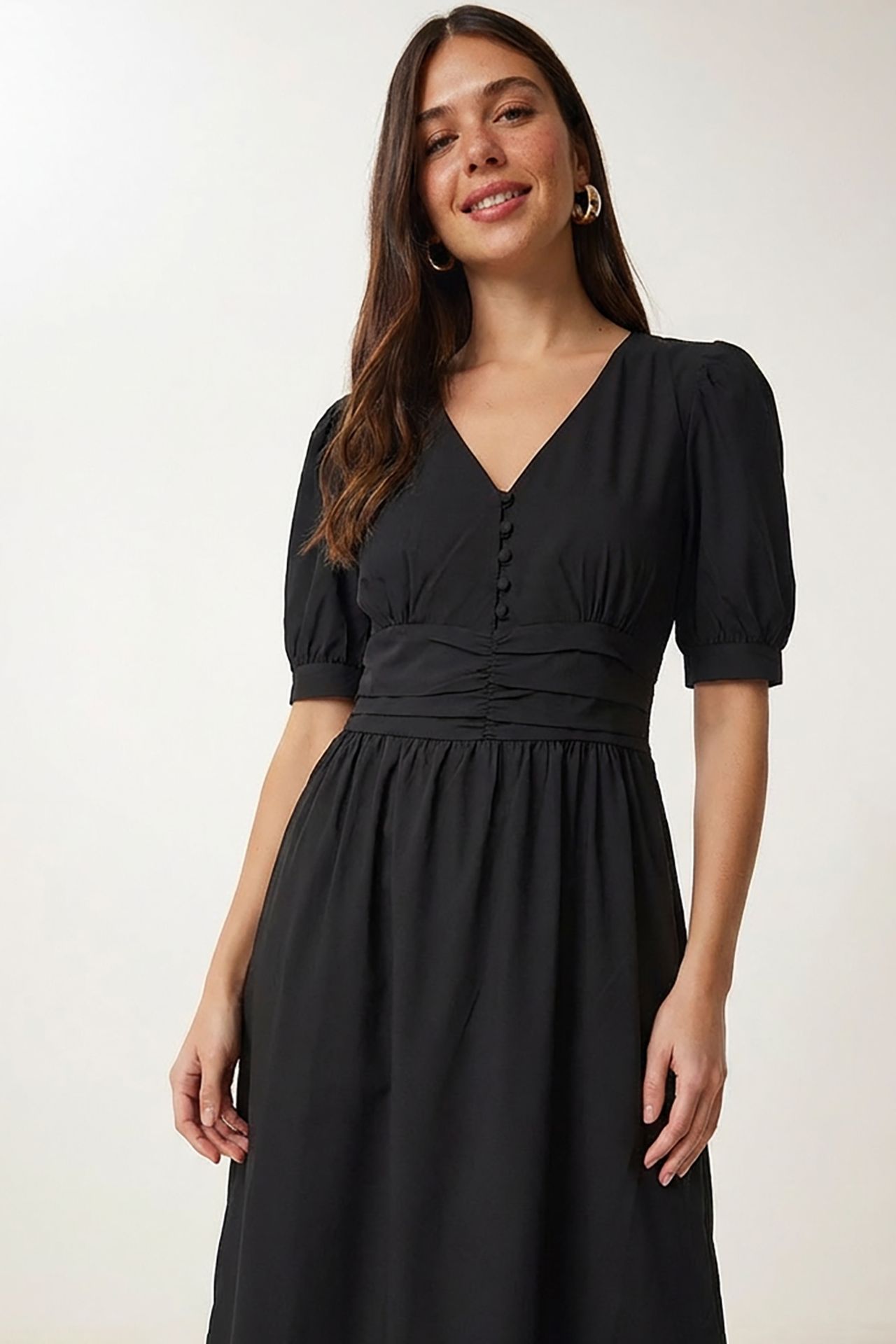 ISTANBUL Women's Cotton-blend Poplin Maxi Dress 2