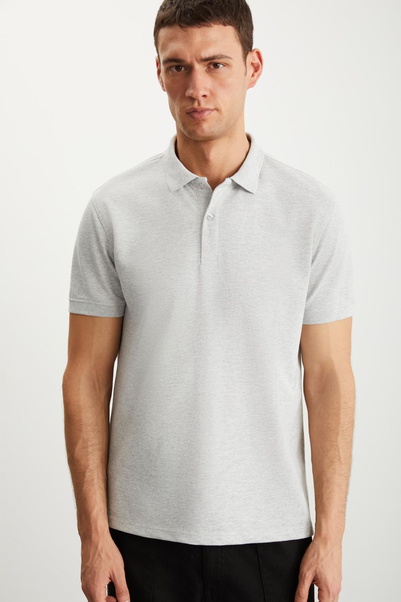GRIMELANGE Polo Yaka Düğmeli Tişört 2