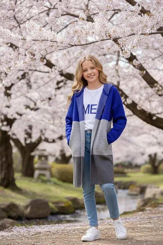 HİLAL AKINCI KİDS Youth Button Front Cardigan