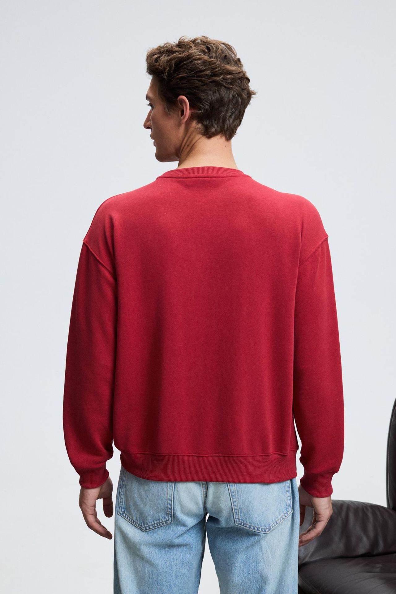 GRIMELANGE Fitilli Bisiklet Yaka Sweatshirt 6