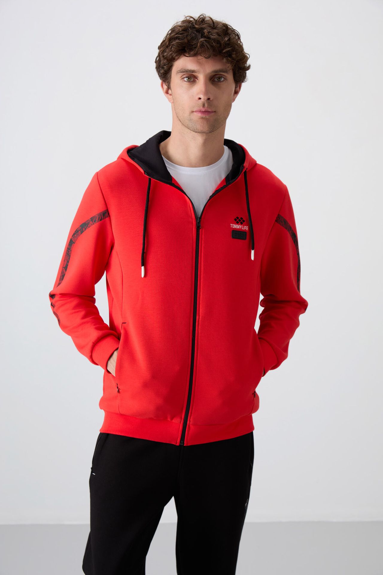 TOMMY Men's Hooded Sweatshirt And Pants Set 2