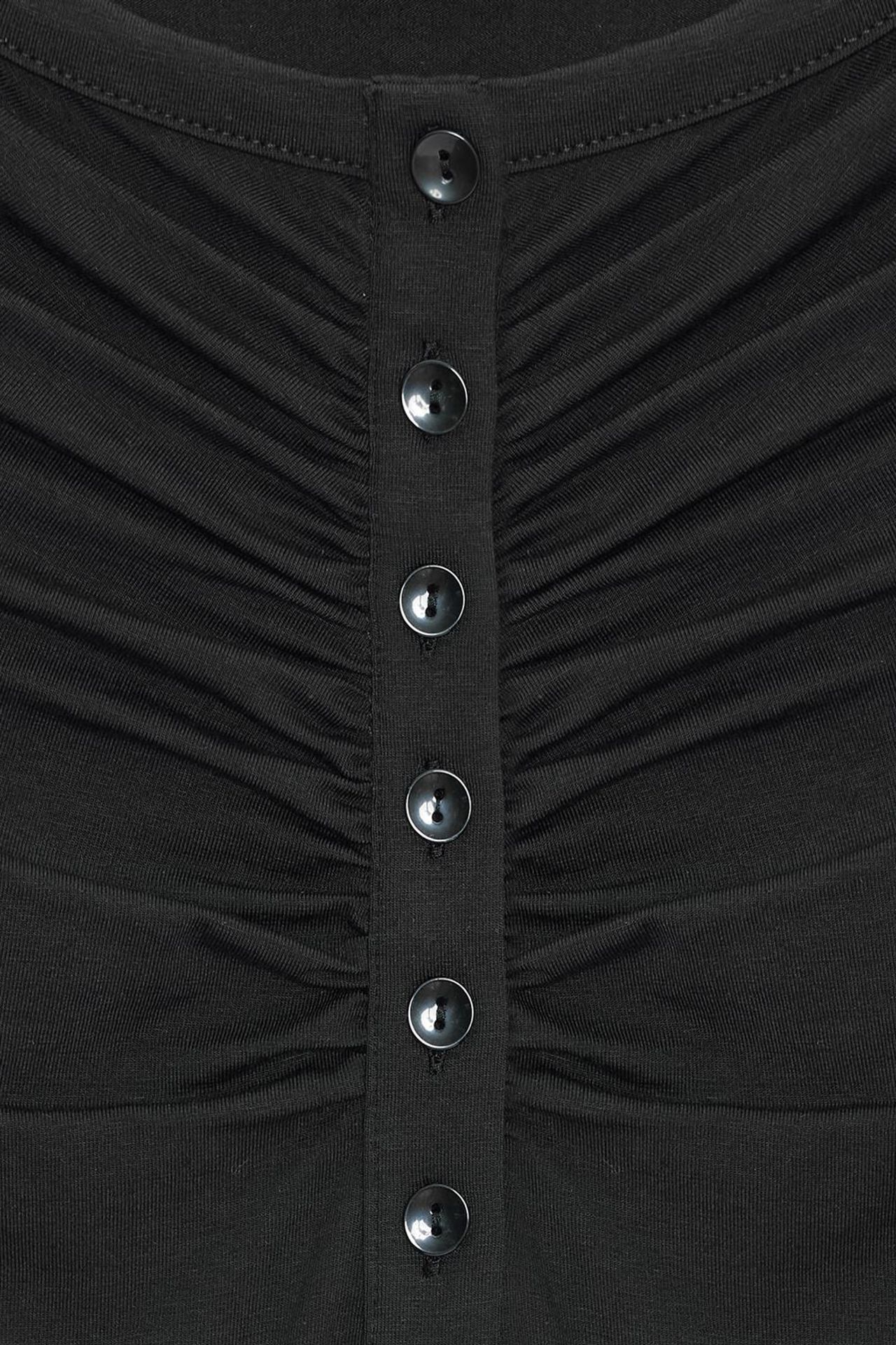 DILVIN Slim-fit Boat Neck Bodysuit Blouse 7