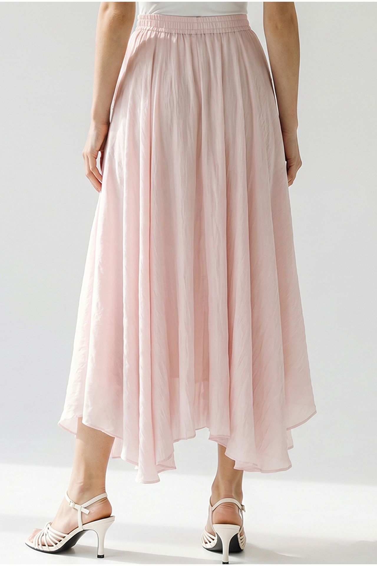 LUCCI High-Waist Maxi A-Line Skirt 5