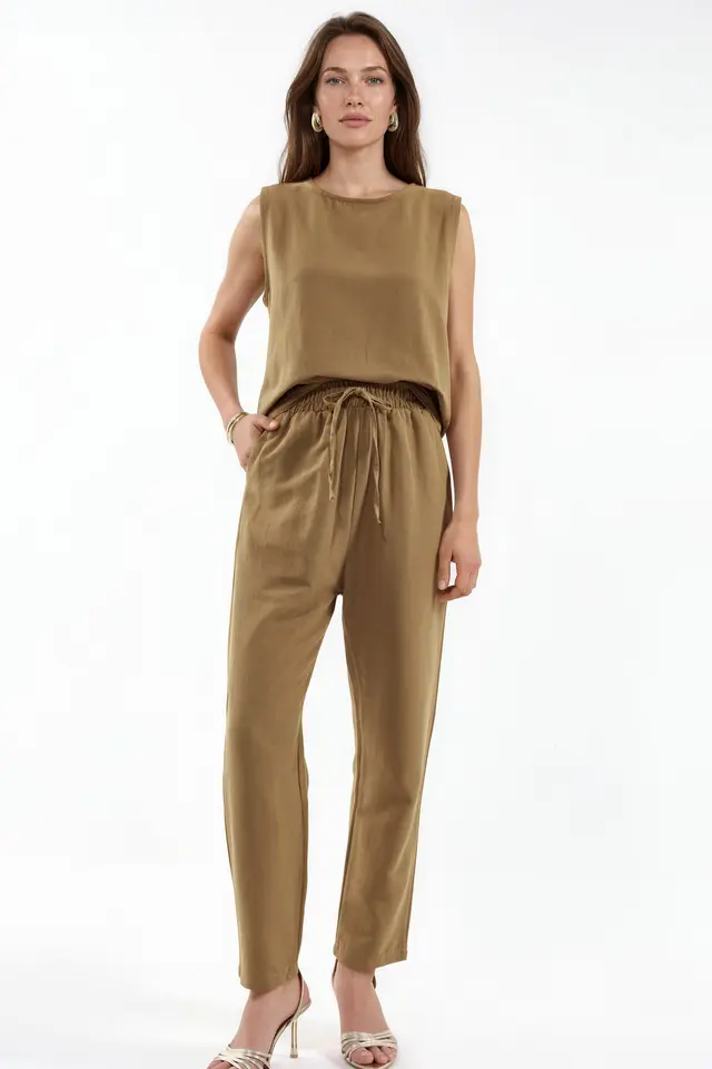 MSN Cotton Linen Viscose Two-Piece Coord