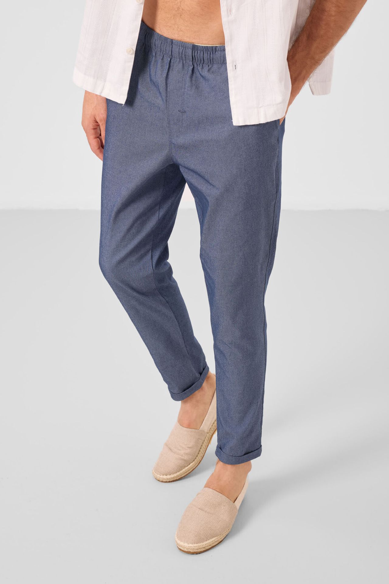 TOMMY Men's Straight-leg Gabardine Chinos 5