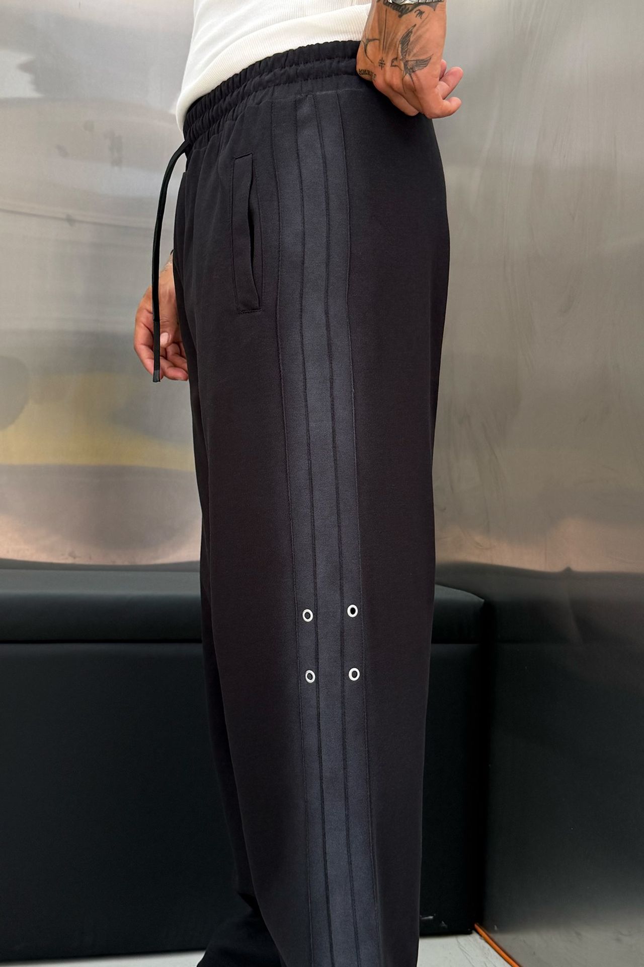 NOMARC Geniş Paça Elastik Belli Jogger Pantolon 2