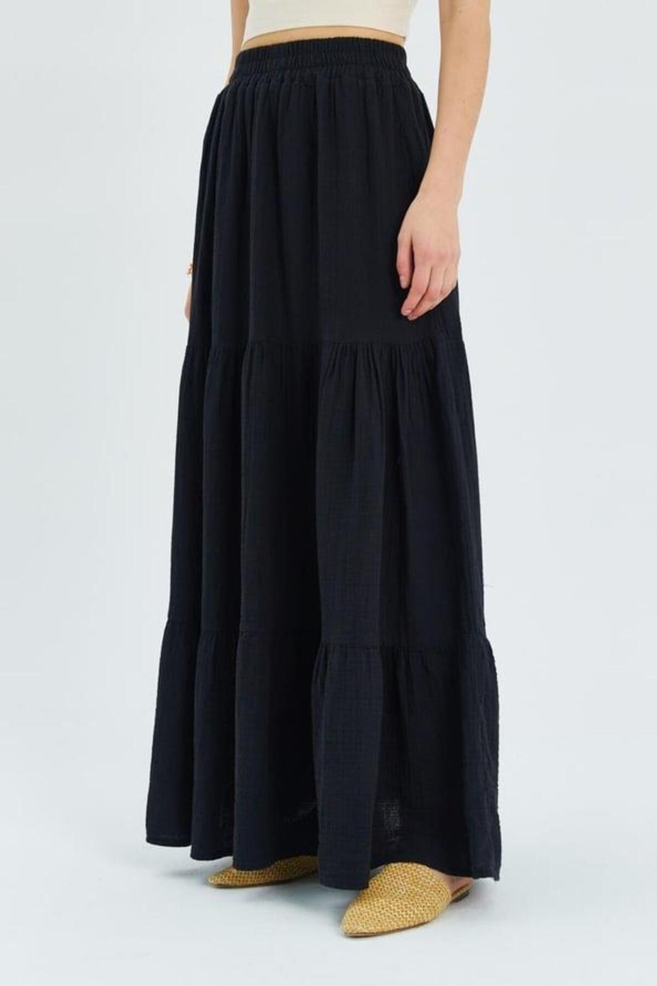 Mixray Maxi Cotton Skirt 5