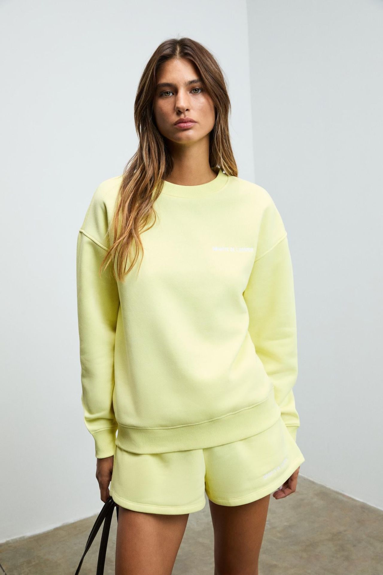 GRIMELANGE Geniş Kalıplı Bisiklet Yaka Sweatshirt 2