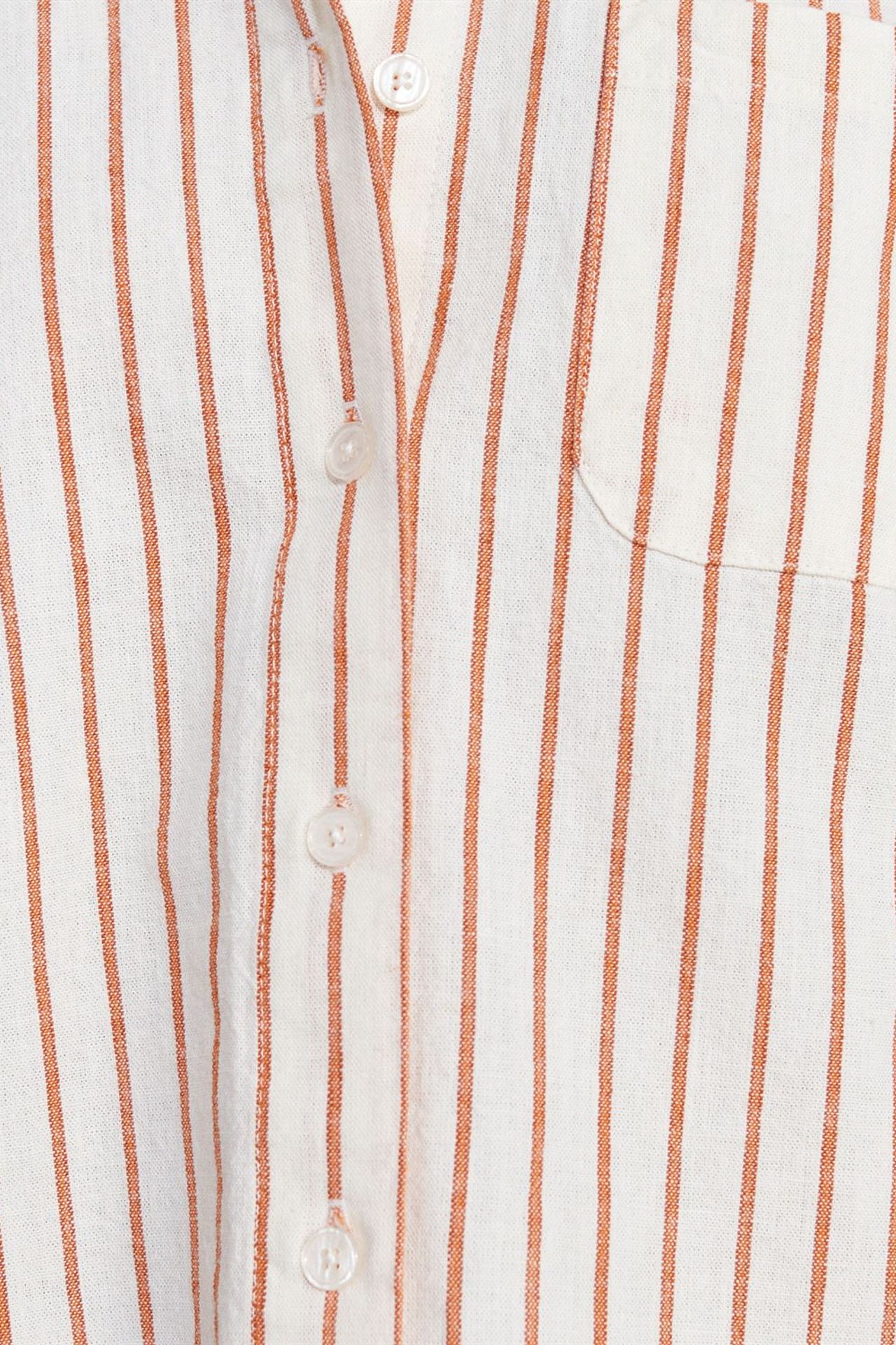 DILVIN Linen Blend Short-Sleeve Button Shirt 4