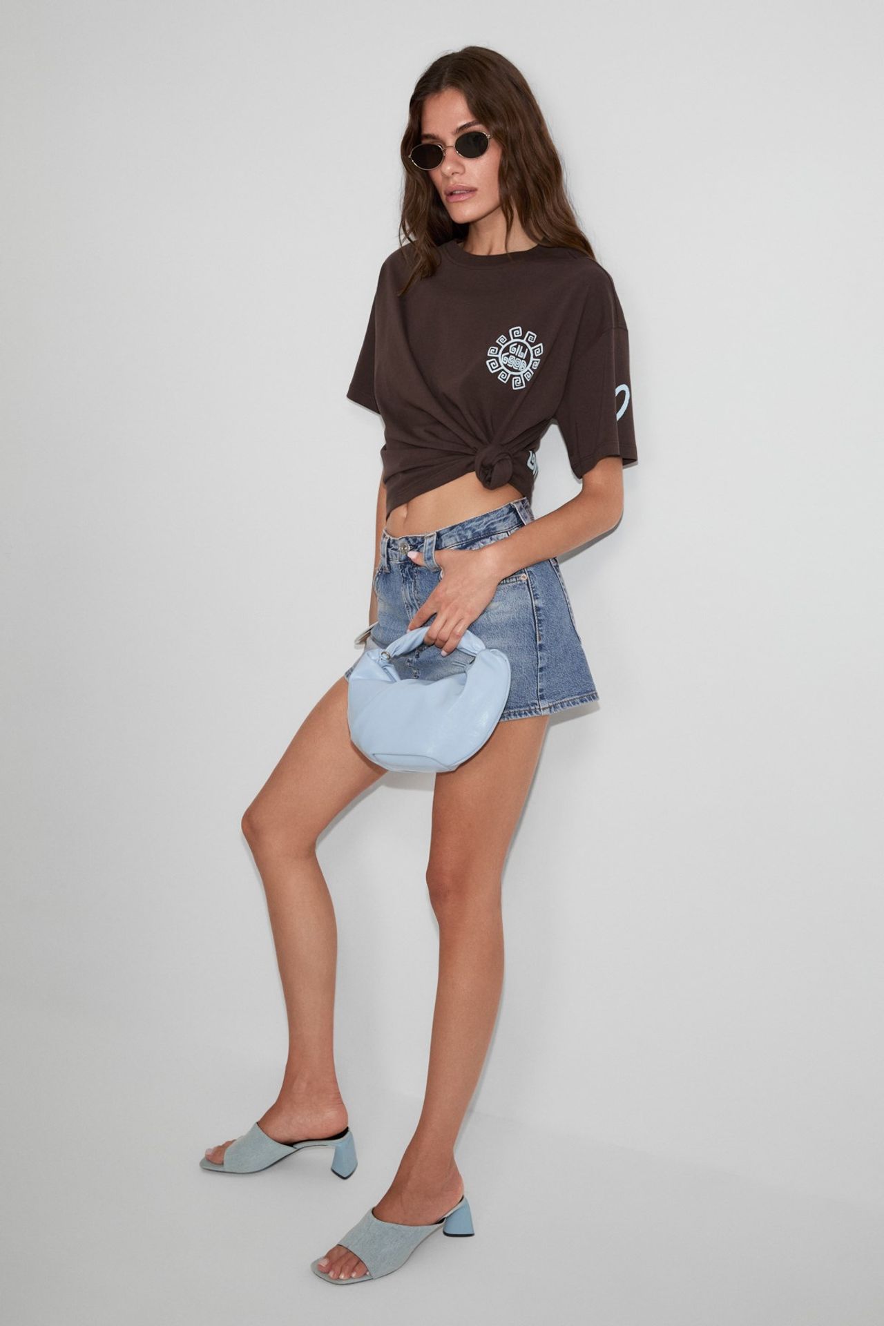 GRIMELANGE Oversized Crew Neck Logo T-Shirt 4