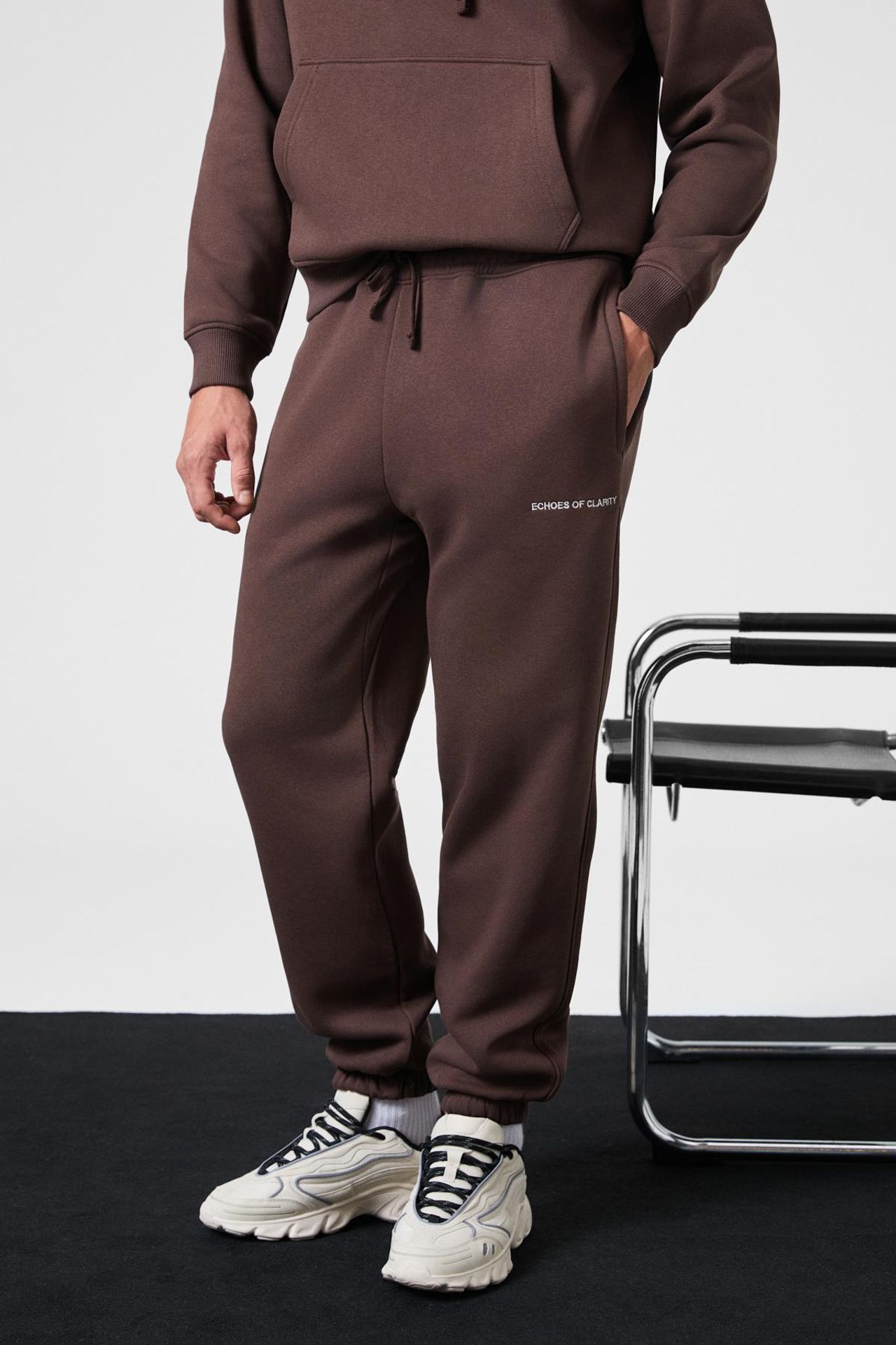 GRIMELANGE Hooded Relaxed Sweatshirt Pants Set 5