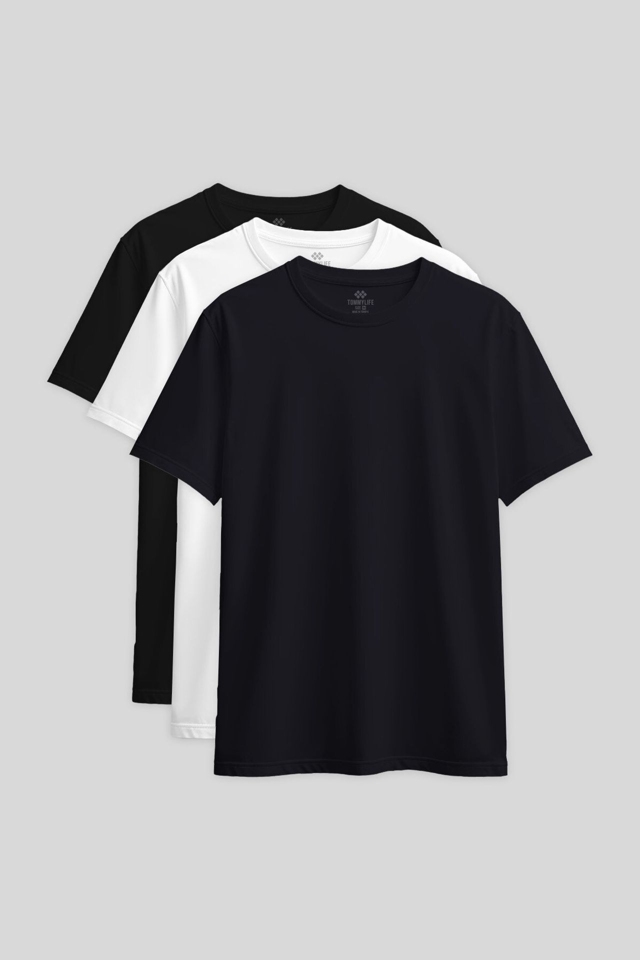 TOMMY Women's Cotton Elastane Crew Neck T-Shirt 1