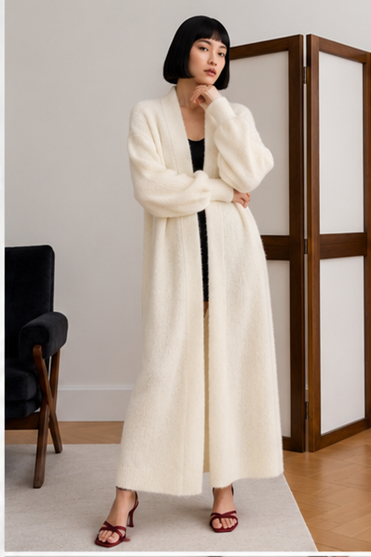 MY FASHION Açık Ön Normal Kalıp Hırka 2