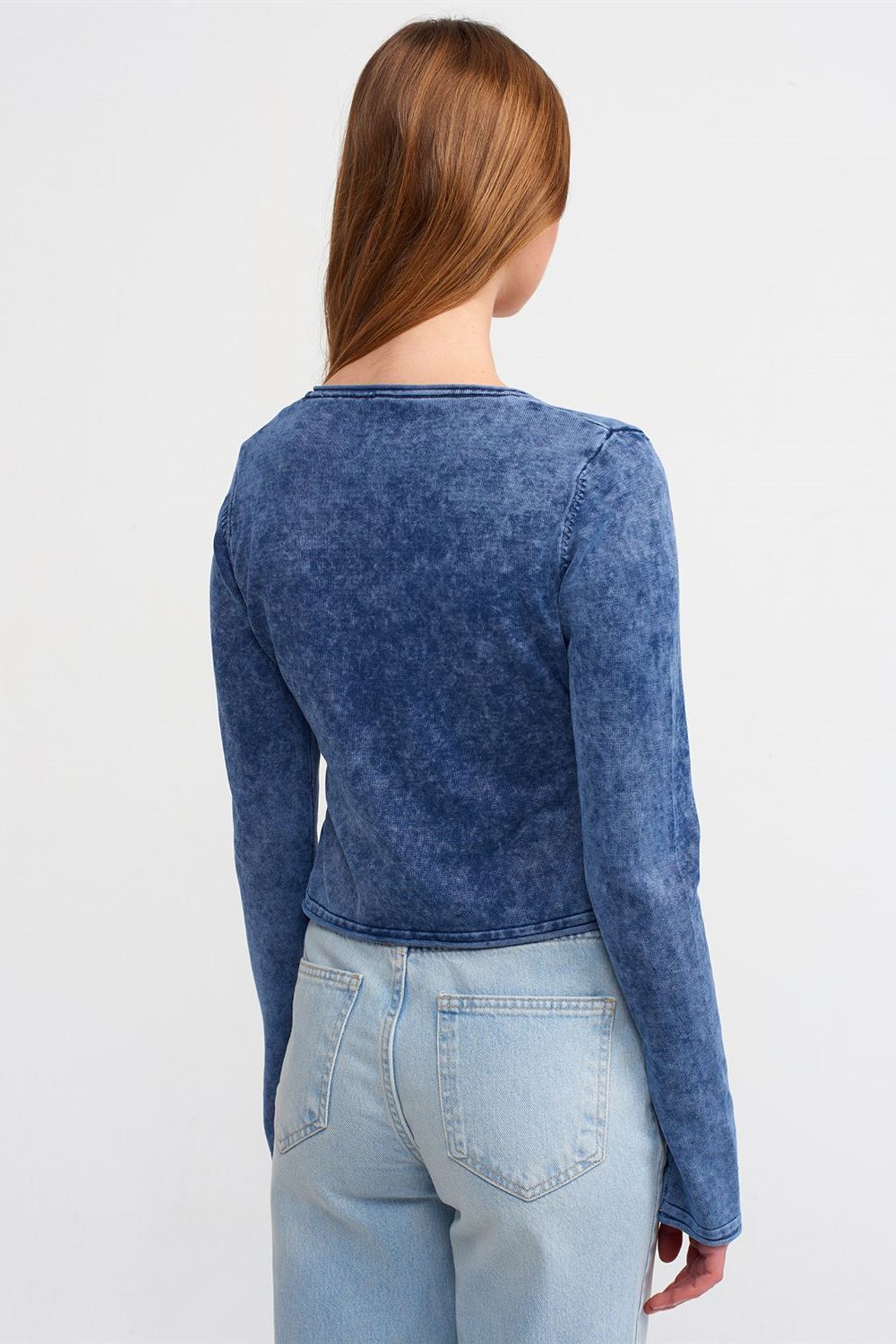DILVIN Cotton Ribbed Crop Cardigan 2