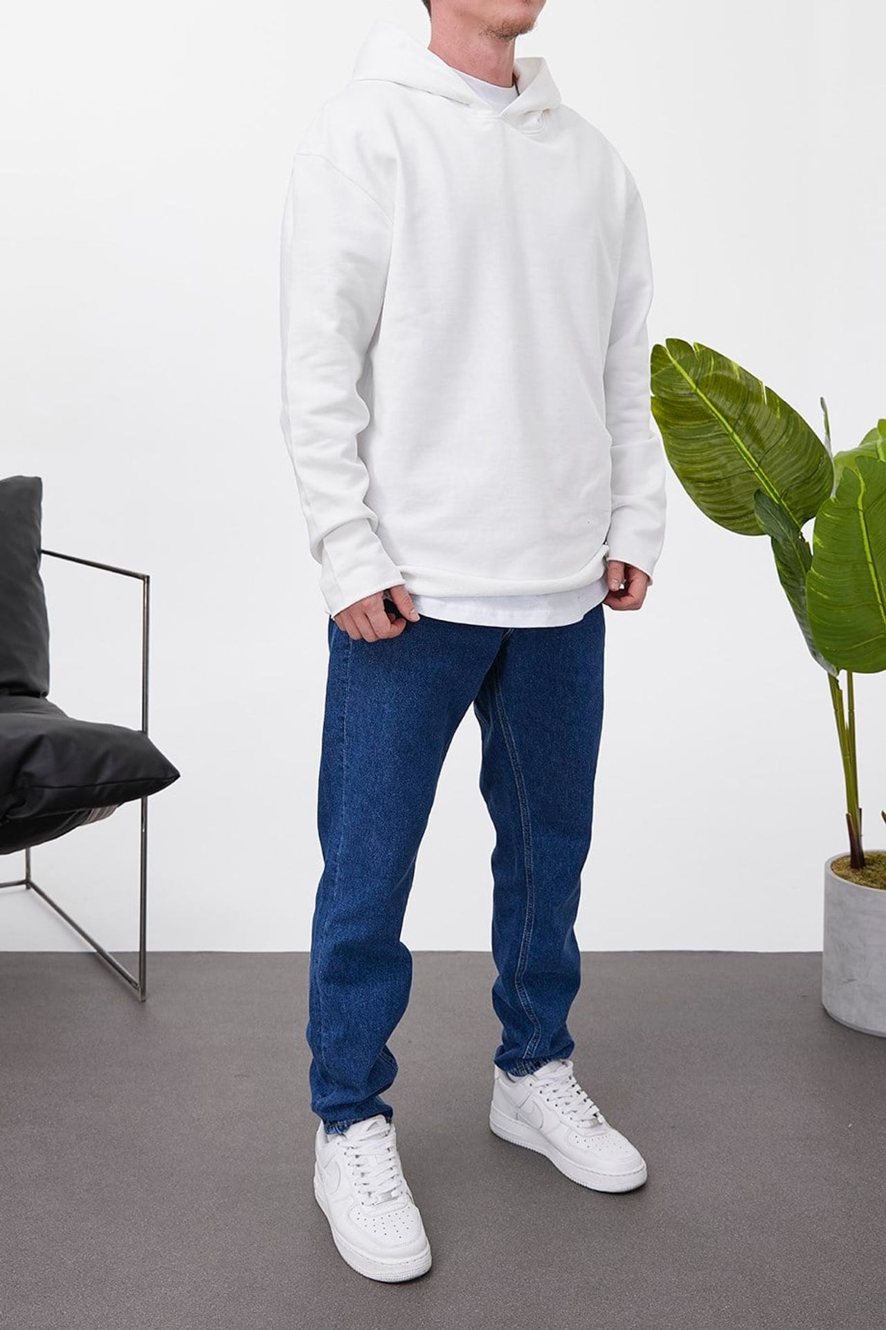 NOMARC Rahat Uzun Kollu Kapüşonlu Sweatshirt 4
