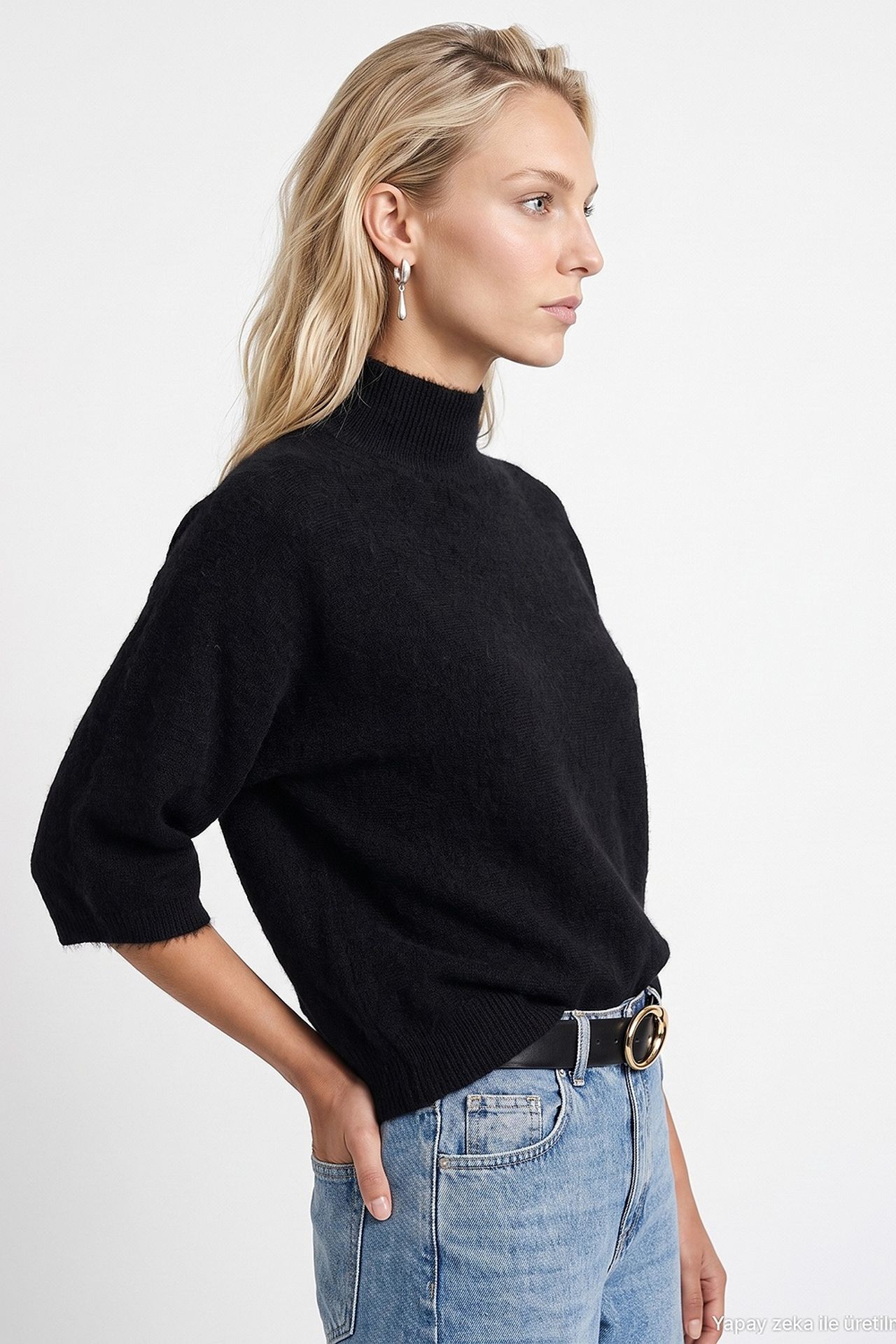 DILVIN Women's Wool-Blend Sweater 4