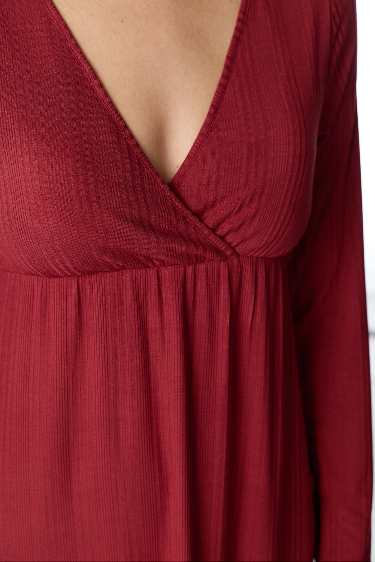 PENTI Lana Ribbed Long Sleeve Nightdress 5