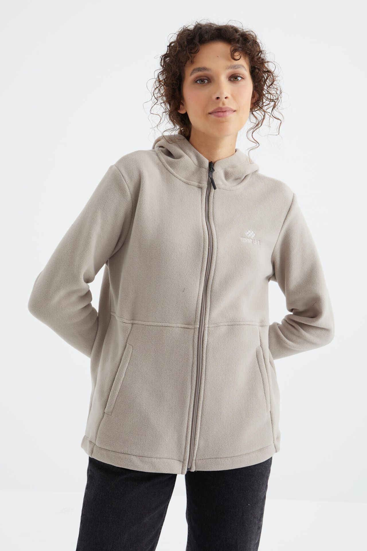TOMMY Women's Hooded Zip Sweatshirt 2