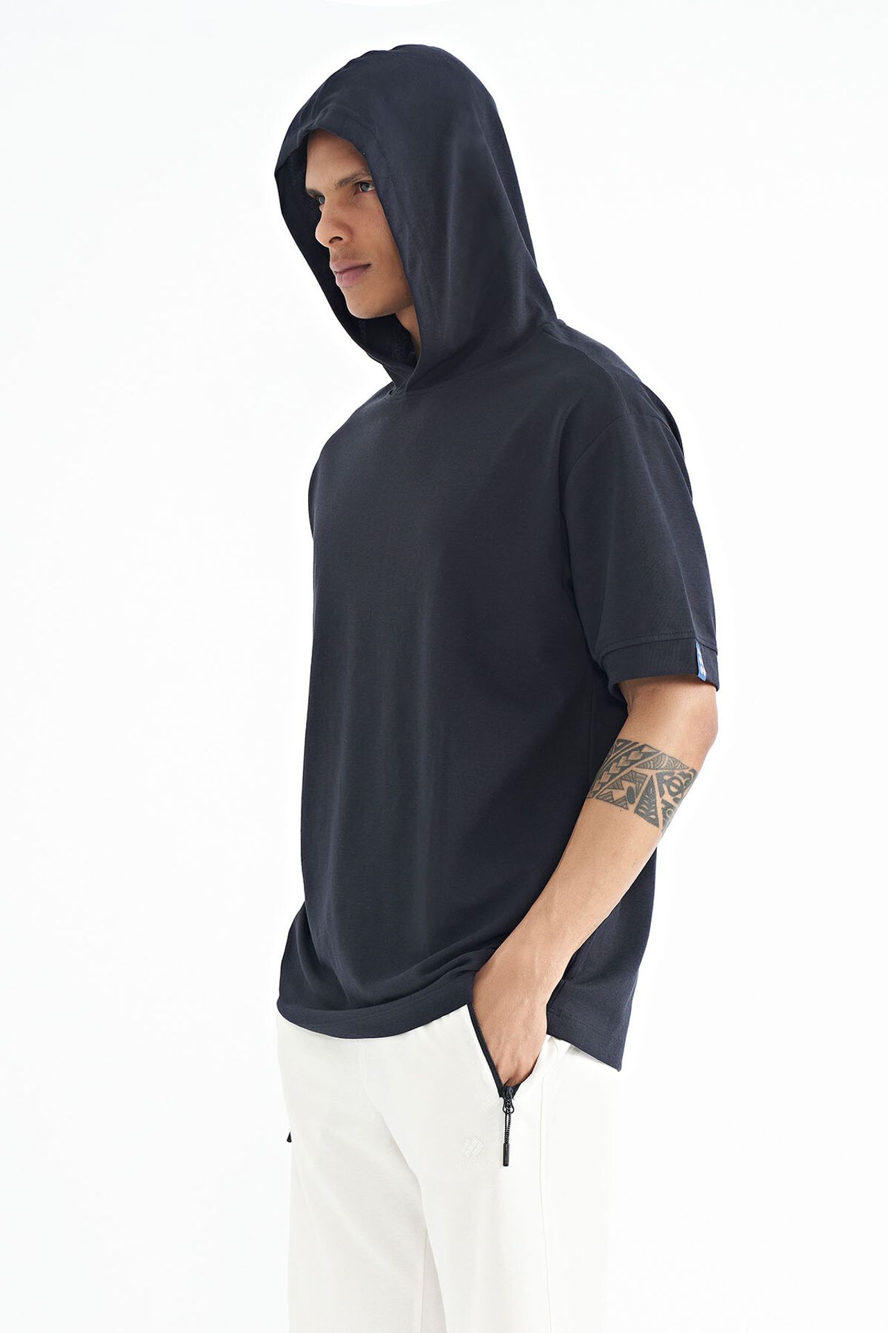 TOMMY Oversized Hooded Short-sleeve T-shirt 3