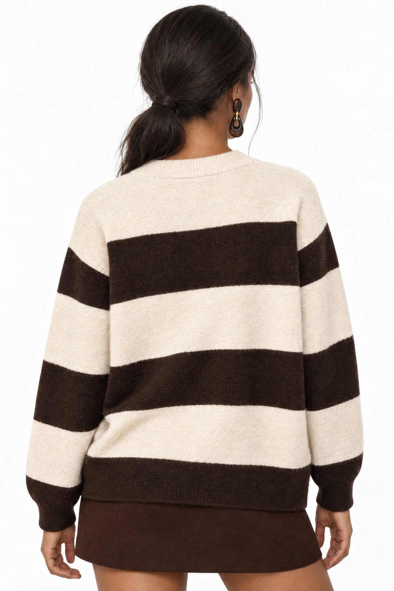 MIXRAY Women's Wool-Blend Sweater 4
