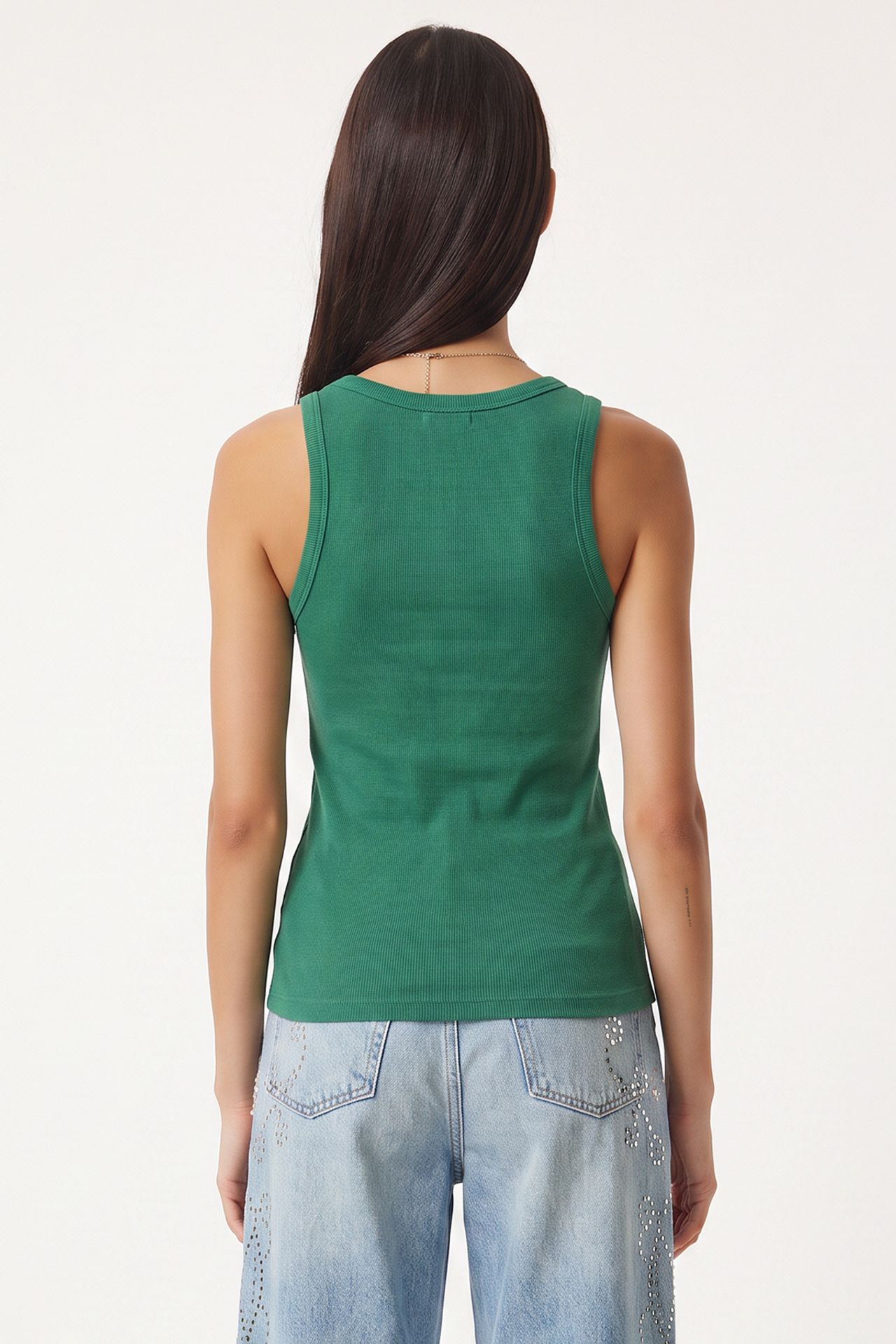 ISTANBUL 3-Pack Ribbed Cotton Cami Tops 6
