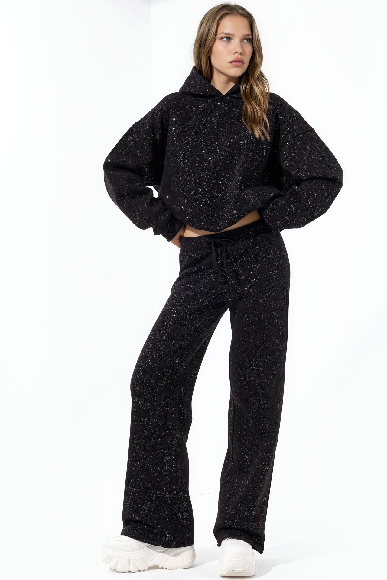 BUSEM Women's Cotton Elastane Sweatpants 1