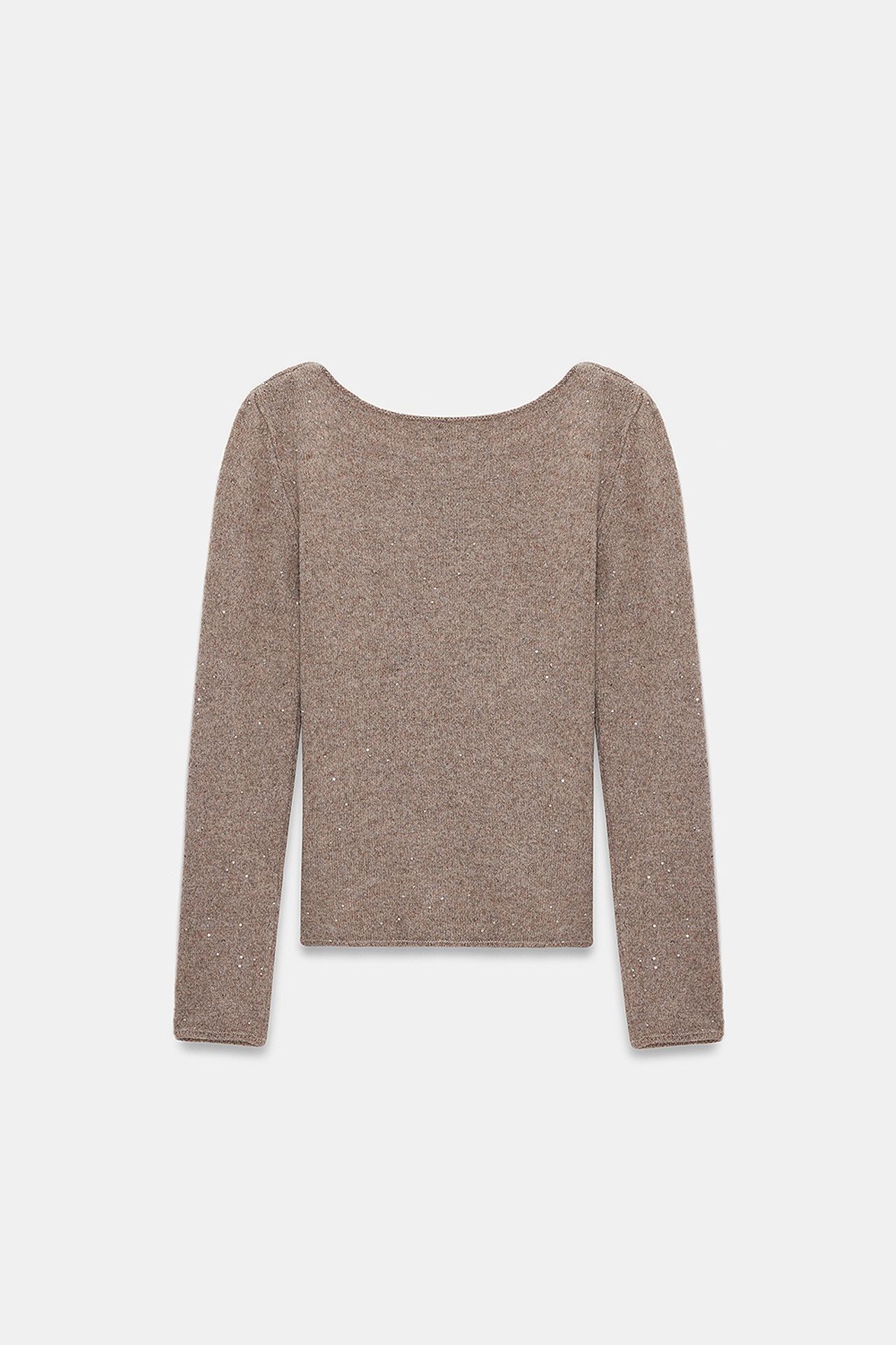 DILVIN Boat Neck Sequin Knit Sweater 6