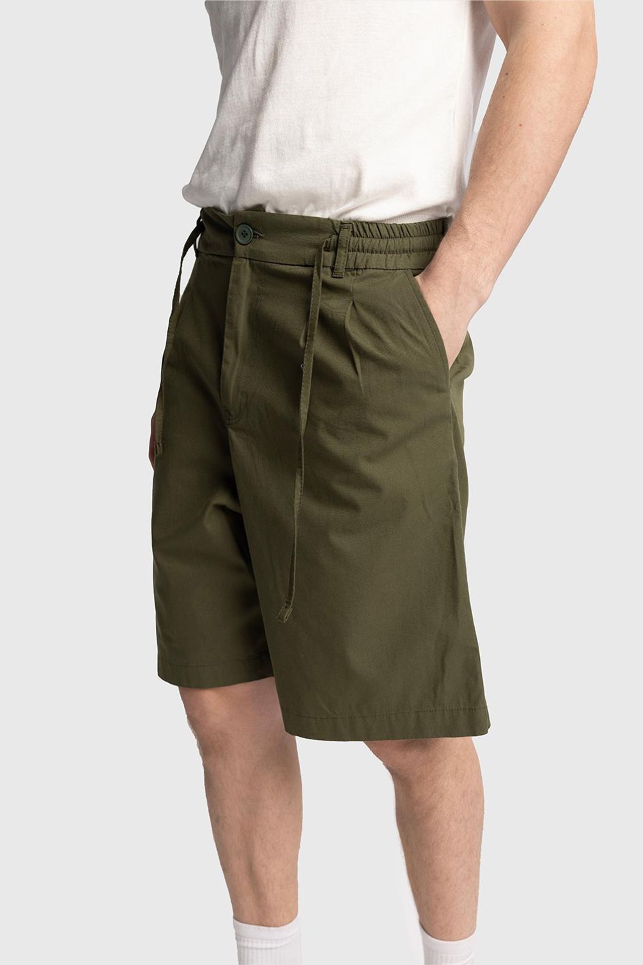 GIESTO Men's Cotton Poplin Chino Shorts 4