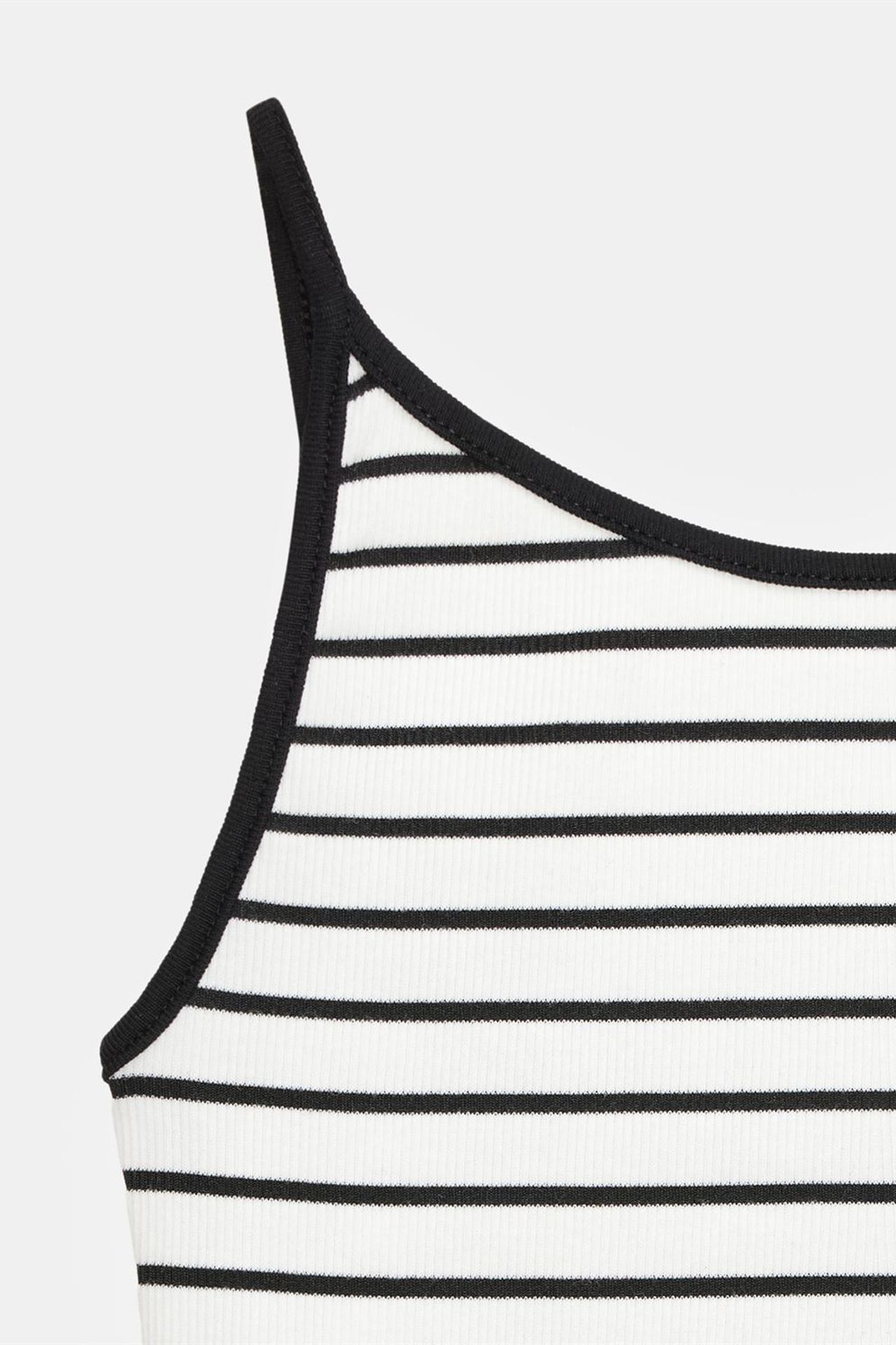 DILVIN Striped Sleeveless Cami Blouse 7